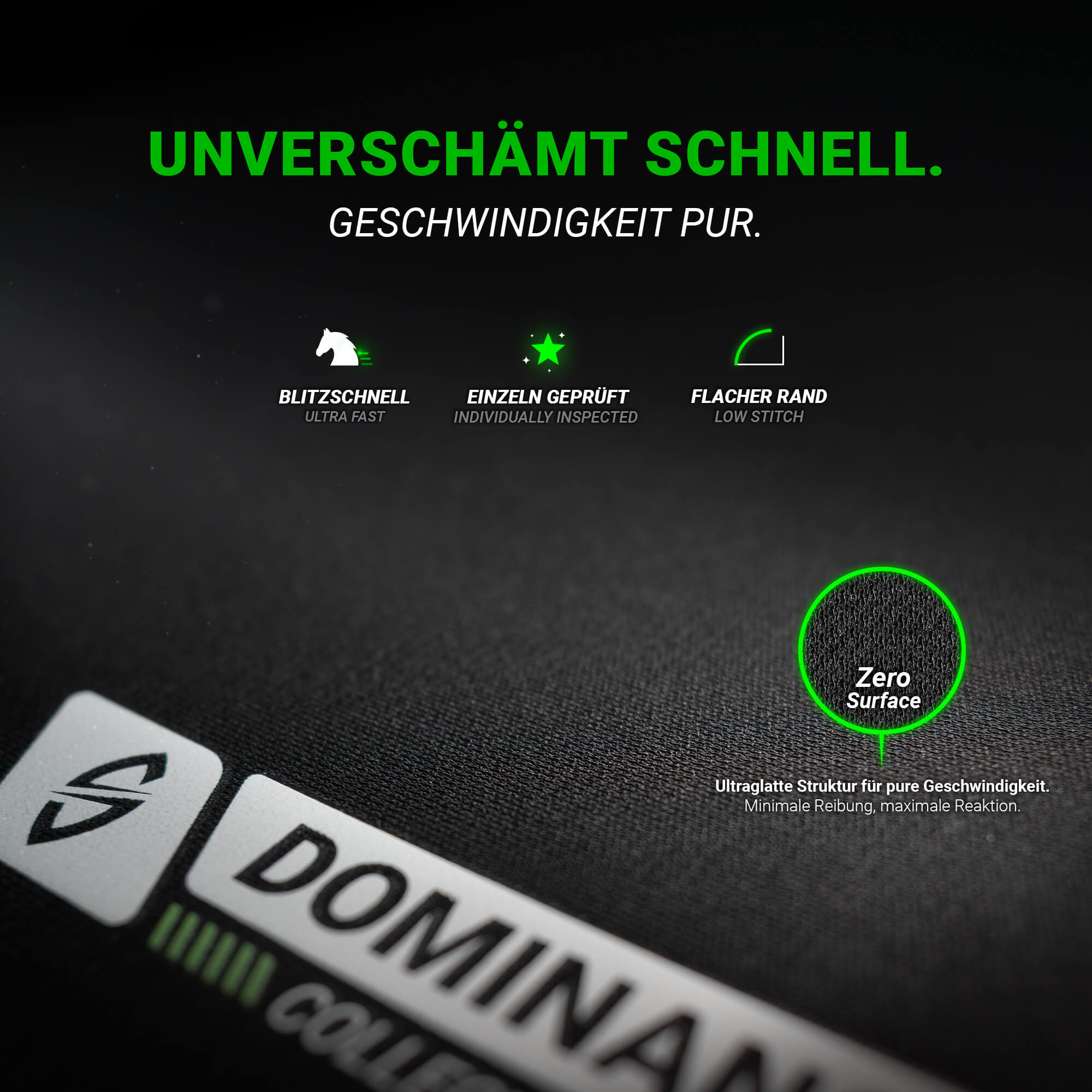 FlickSTORM Gaming Mauspad 100×50 cm – Speed ohne Limit