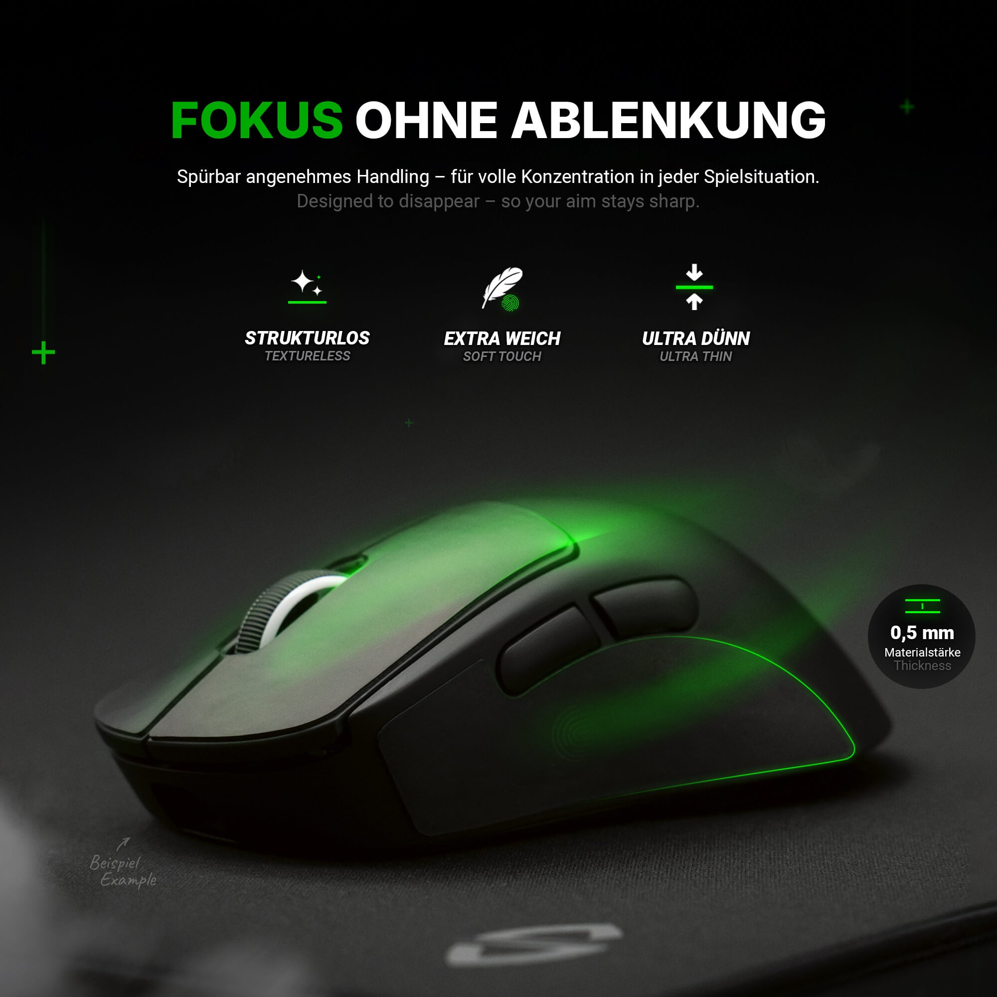 Stealth Grip Tape – für BenQ Zowie EC3-CW