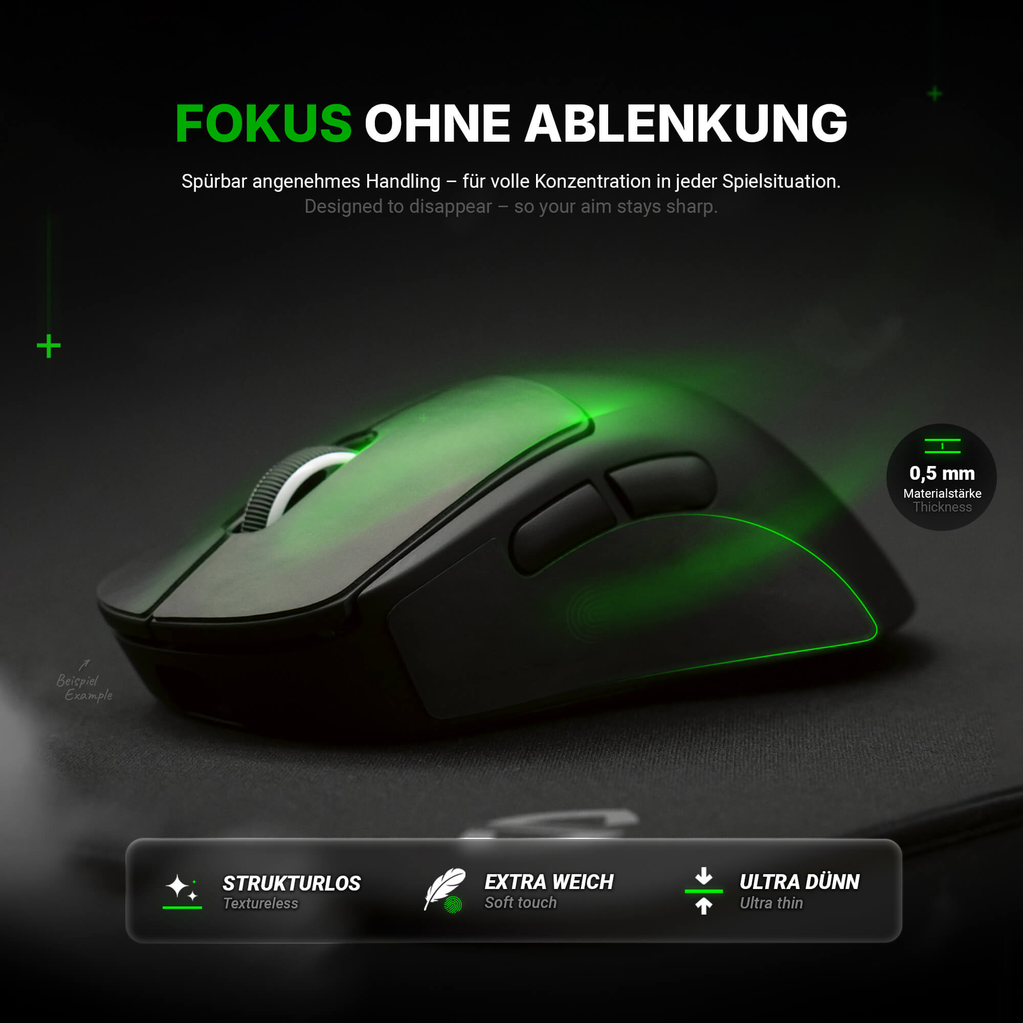 Stealth Grip Tape – für Razer DeathAdder V3 Pro