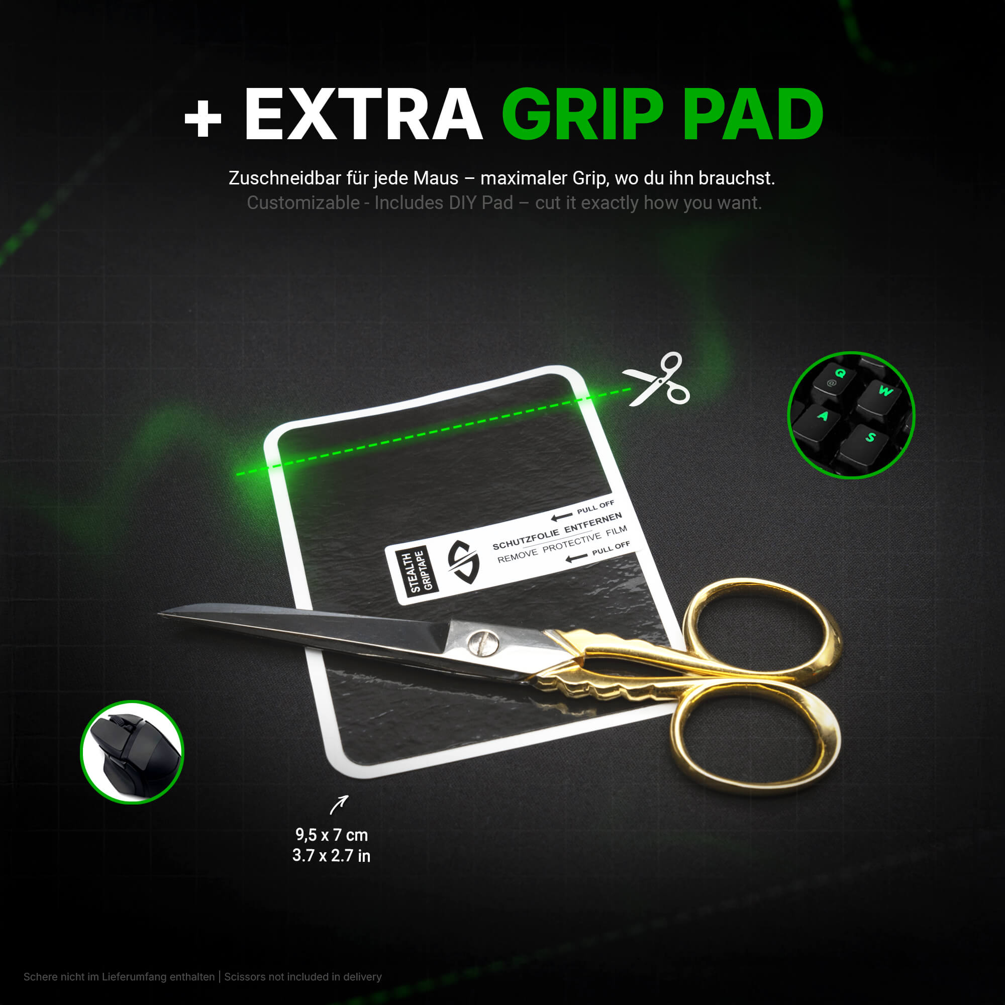 Stealth Grip Tape – für Razer DeathAdder V3 Pro