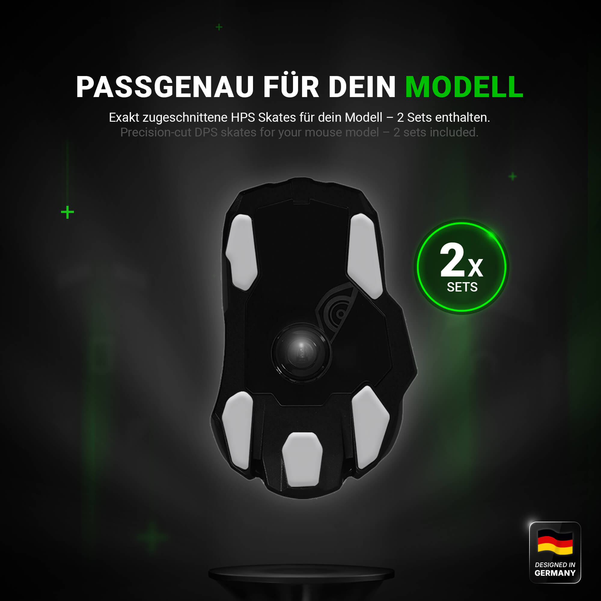 HPS Glides (2 Sets) for Roccat Kone AIMO