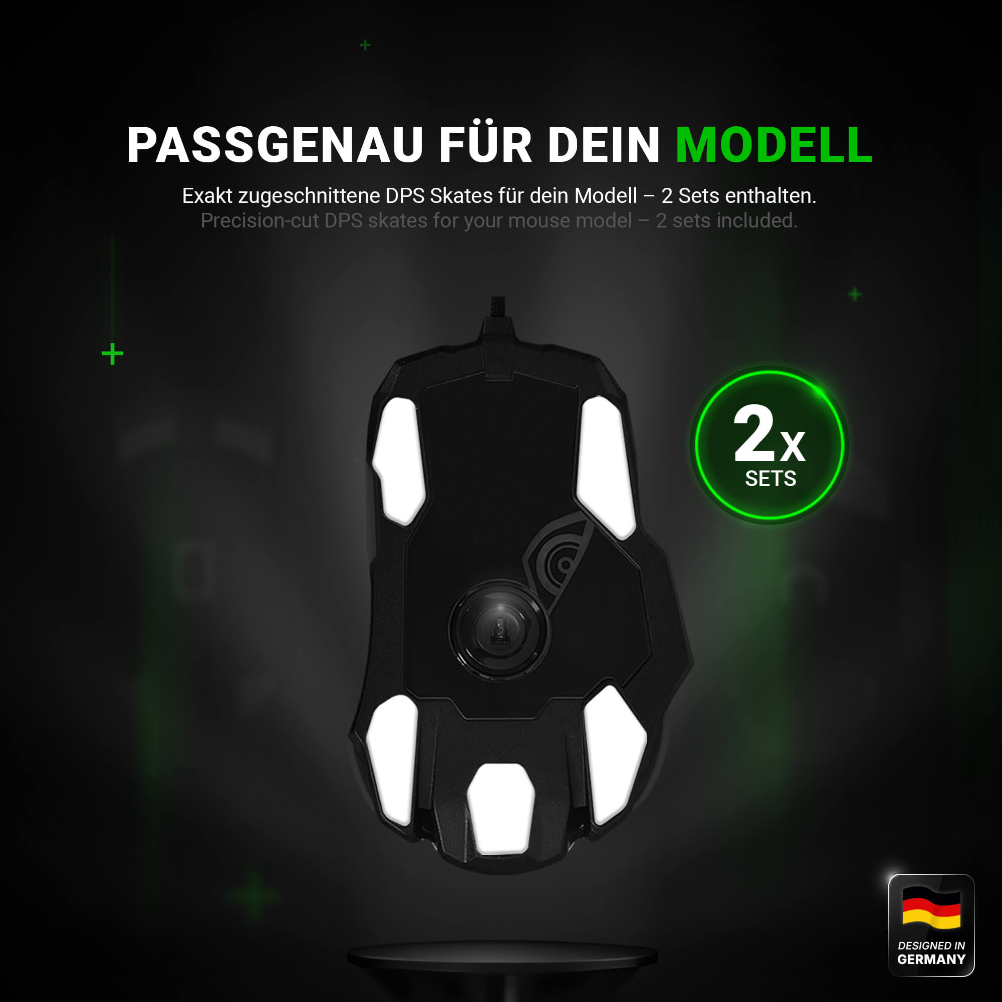 DPS Series – Mausfüße für Roccat Kone AIMO – PTFE