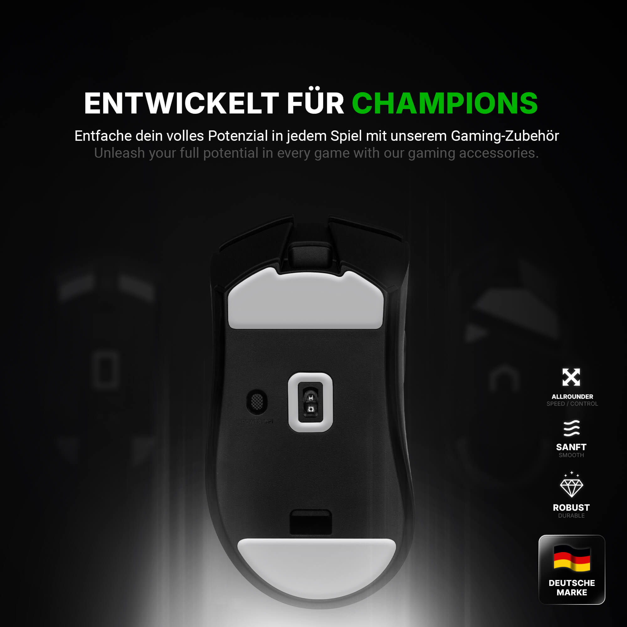 HPS Glides (2er Set) – für Razer Deathadder V3 Hyperspeed