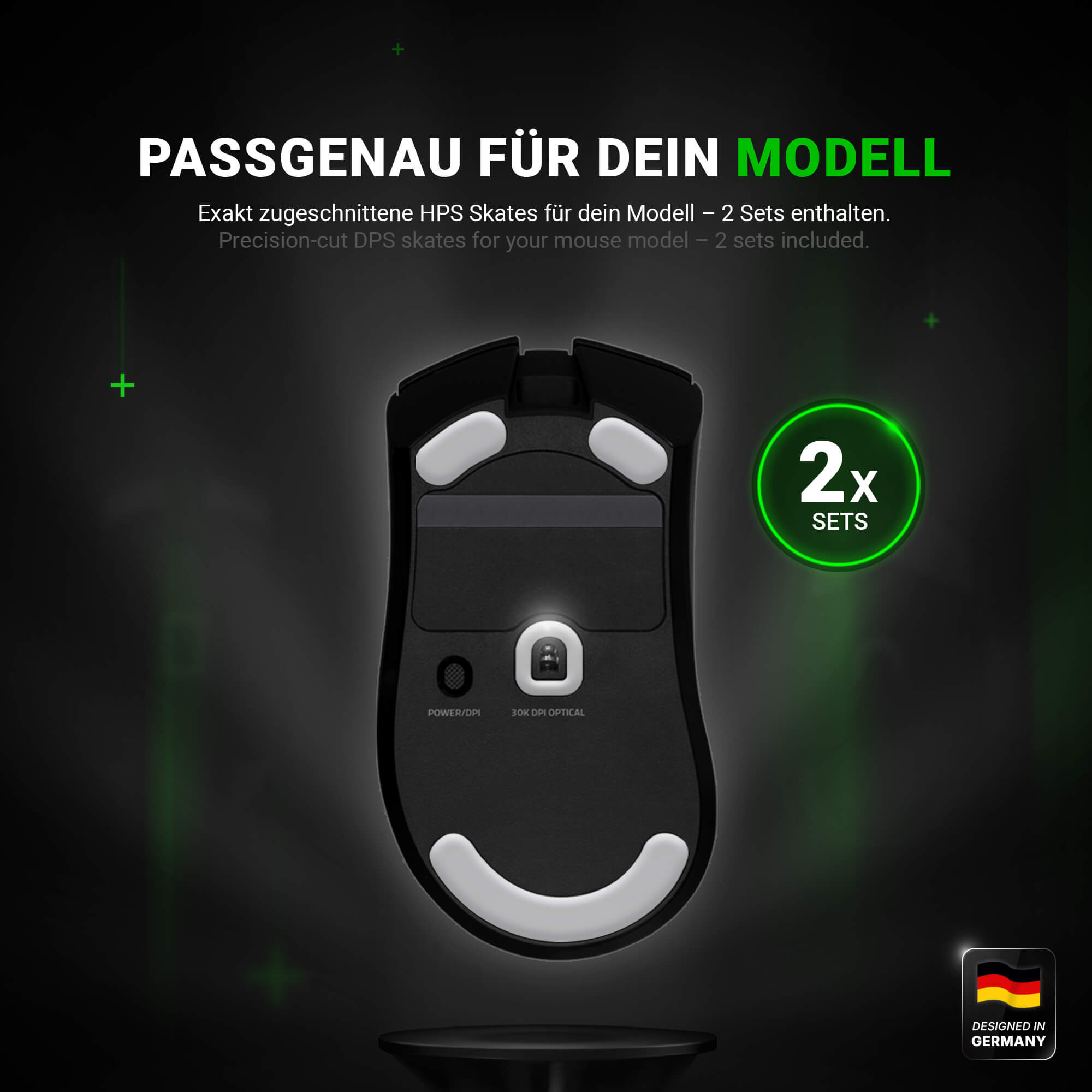 HPS Glides (2 Sets) for Razer Deathadder V3 PRO