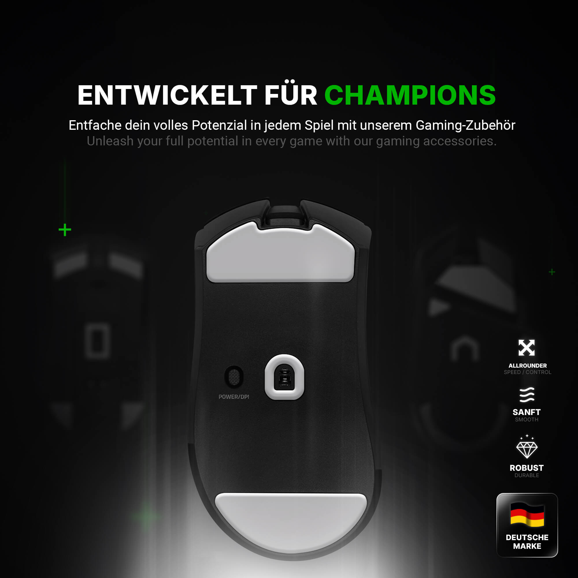 HPS Glides (2 Sets) for Razer Deathadder V4 PRO