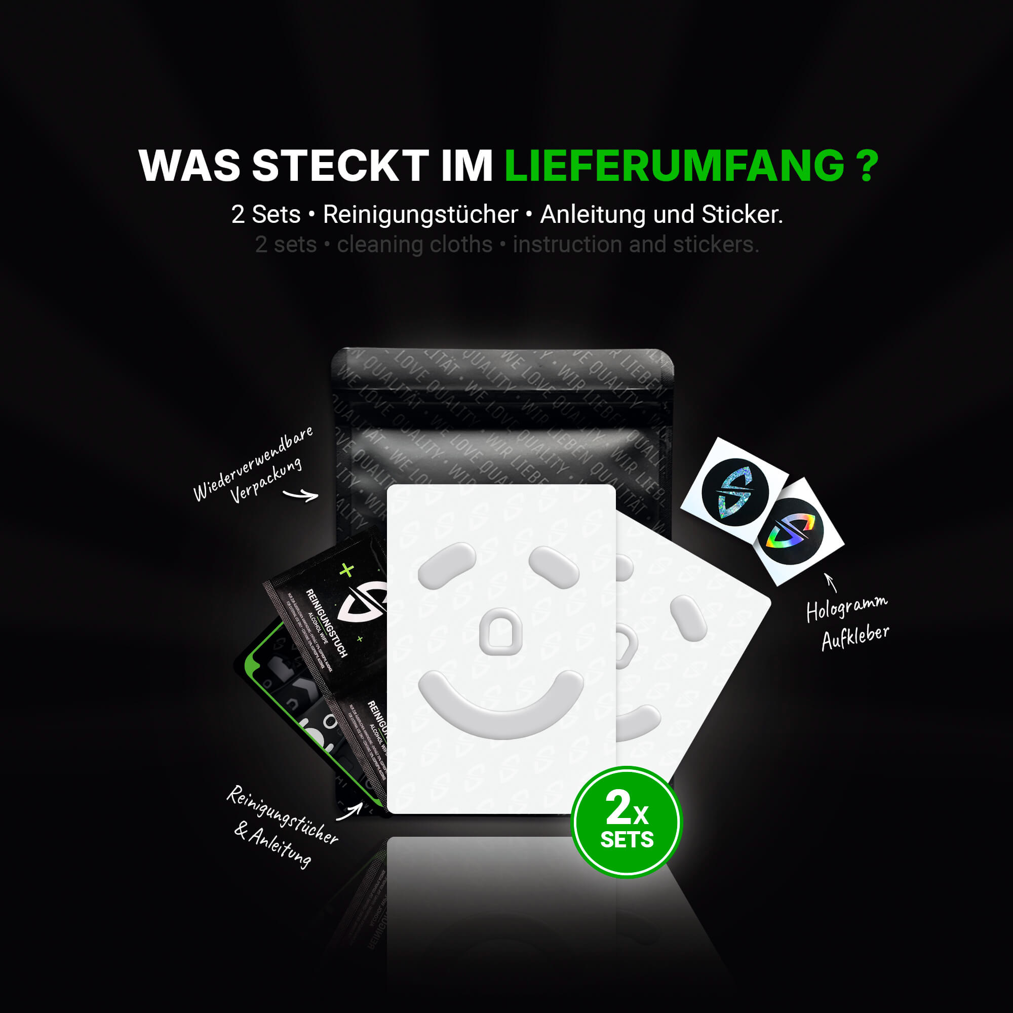 HPS Series – Mausfüße für Razer Deathadder V3 PRO – PTFE