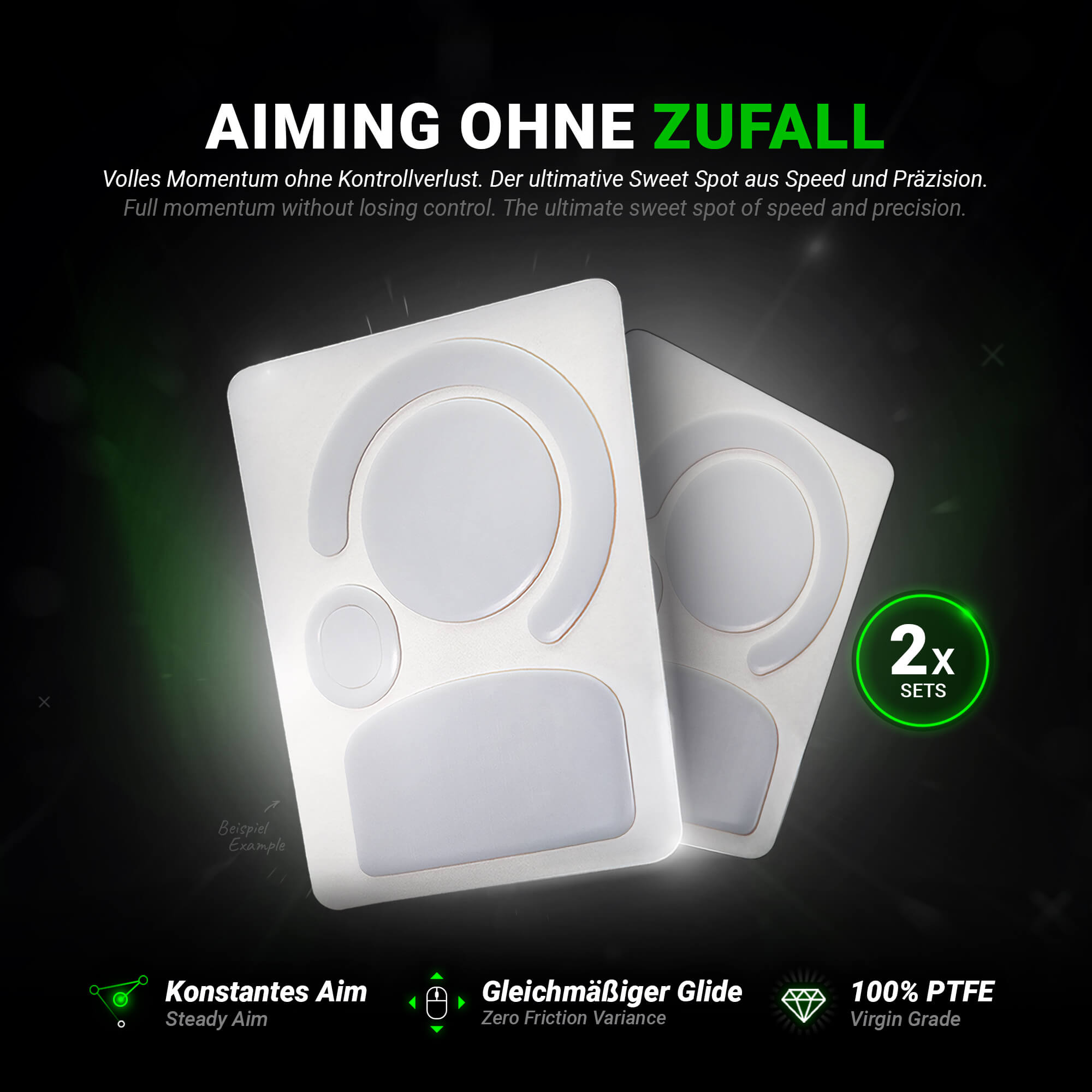 HPS Series – Mausfüße für Razer Basilisk V3 – PTFE