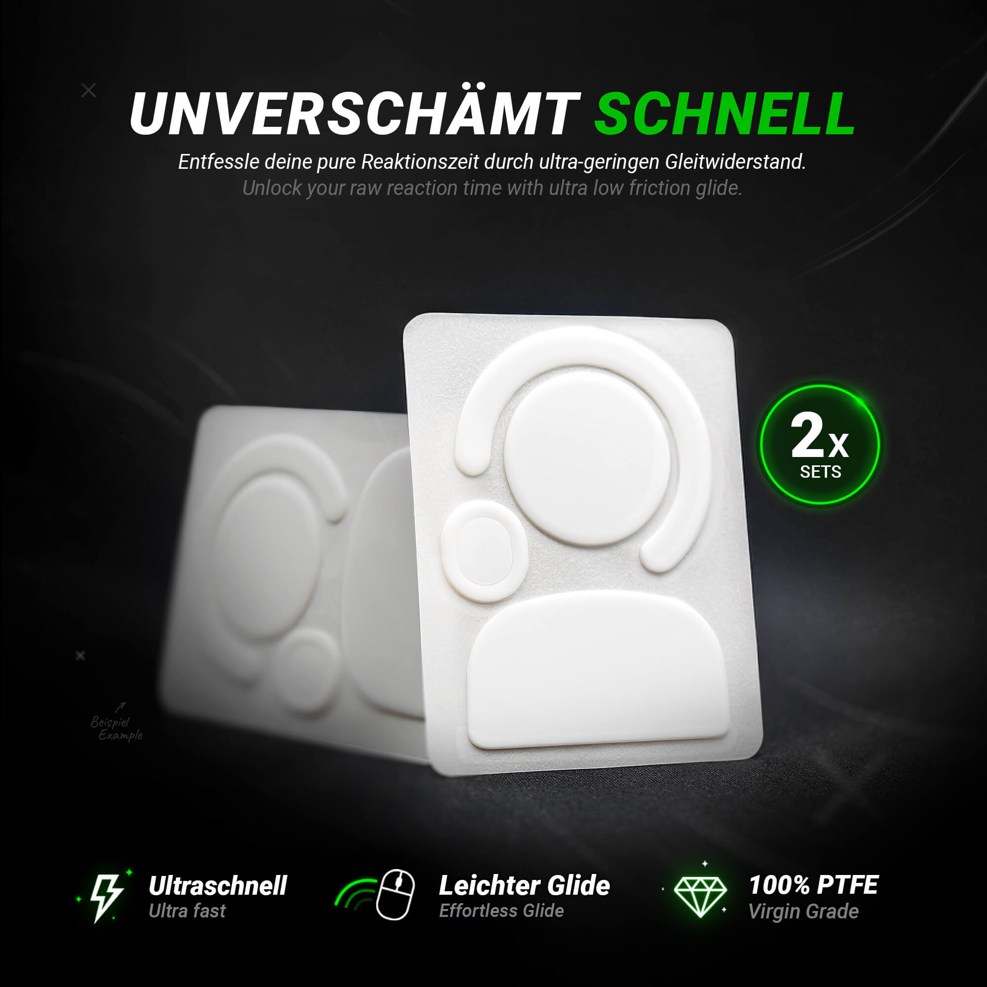 DPS Series – Mausfüße für Razer Basilisk V3 PRO – PTFE