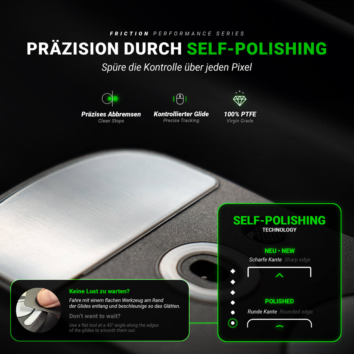SensoryBoost HPS Glides Set Van 2 - PTFE Muisvoetjes Voor Logitech G Pro Wireless & G Pro 2