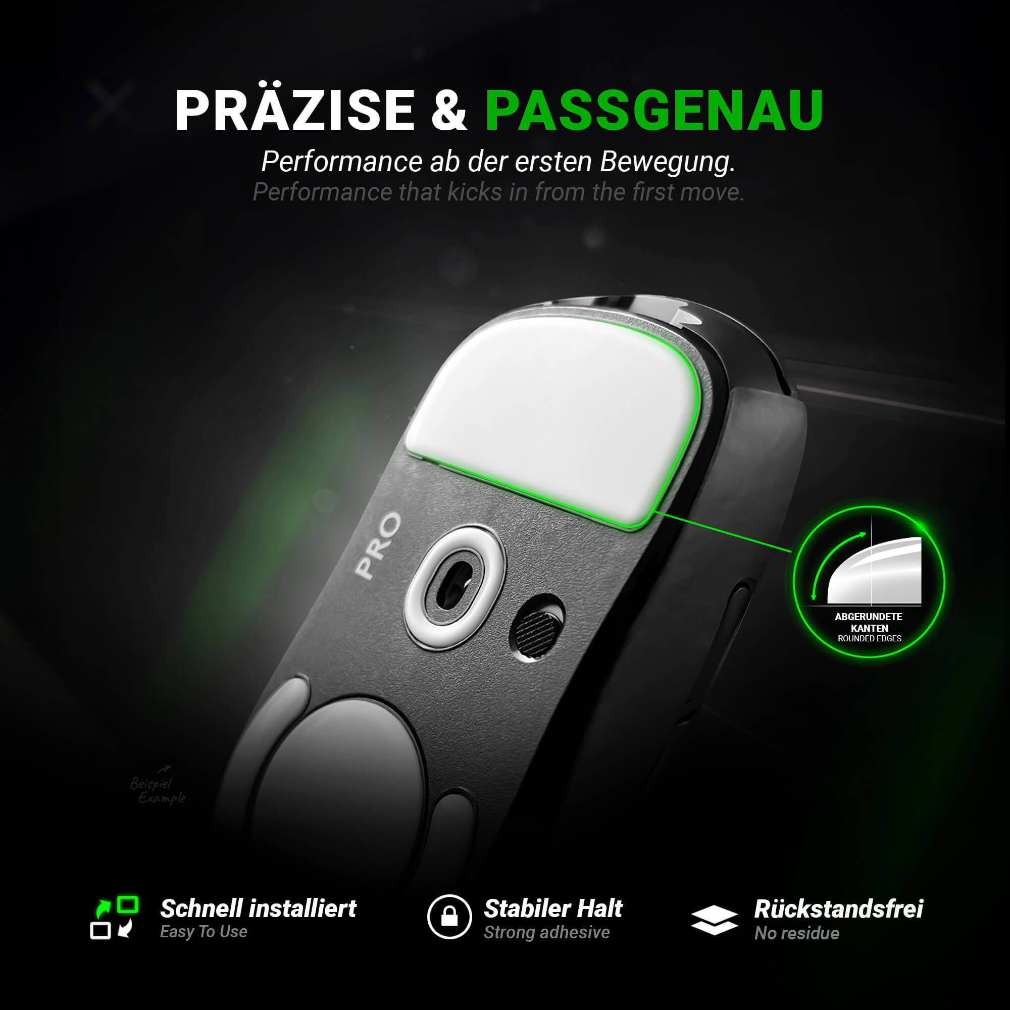DPS Series – Mausfüße für Razer Basilisk V3 PRO – PTFE