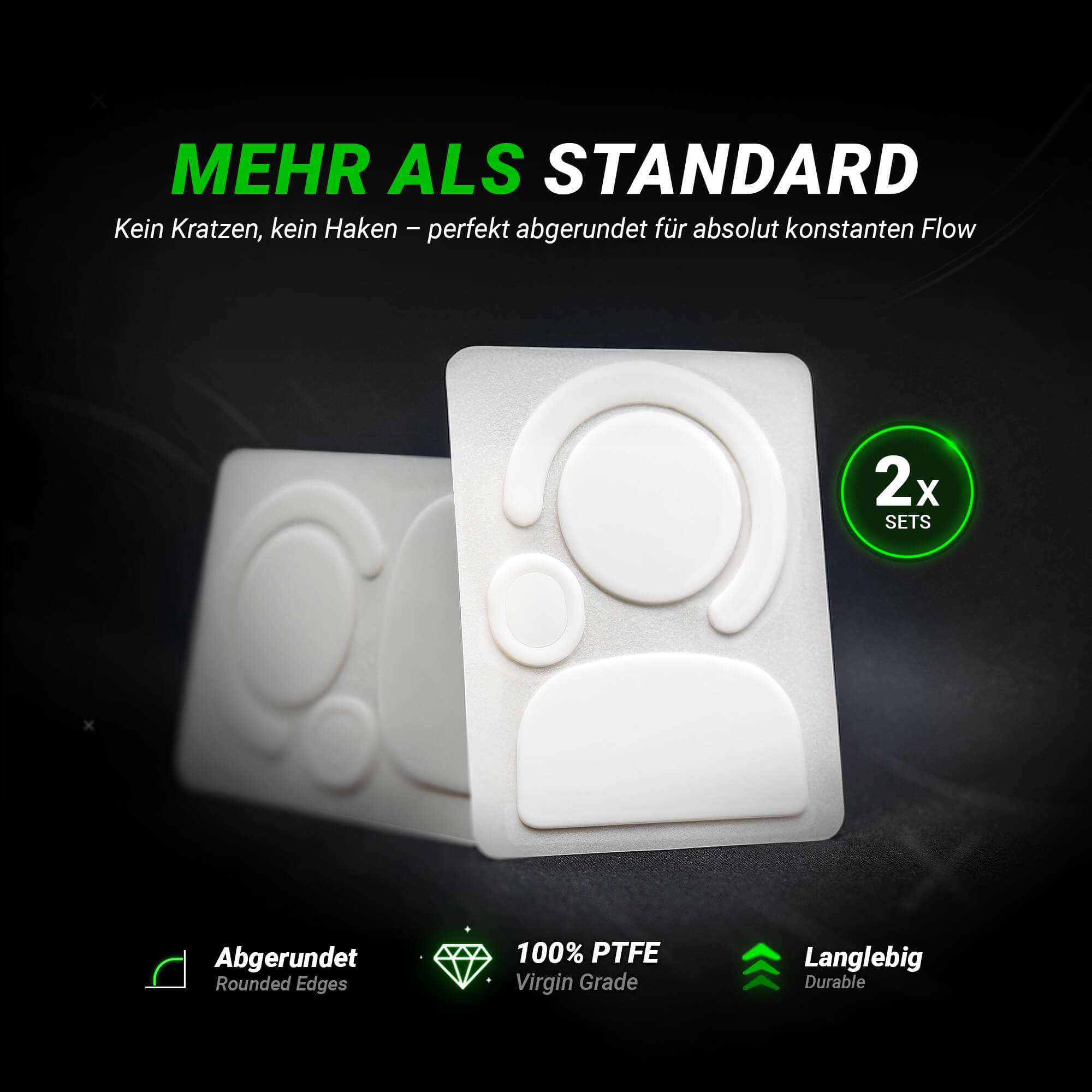 DPS Series – Mausfüße für Logitech G PRO X Superlight 2 DEX – PTFE