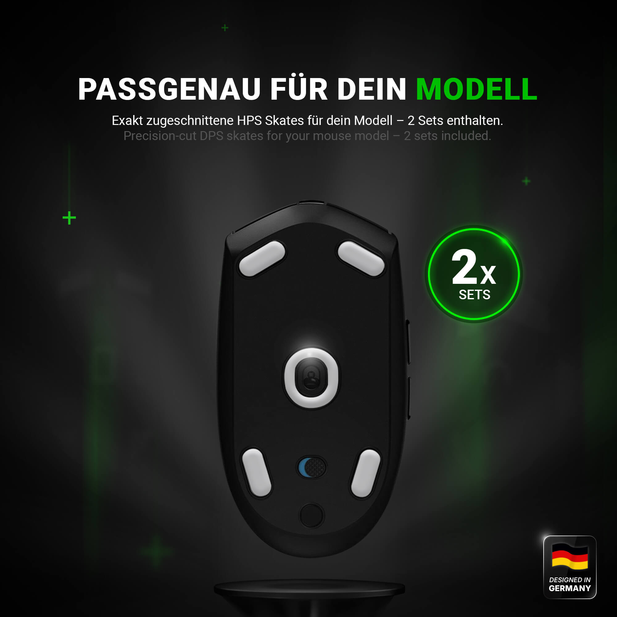 HPS Series – Mausfüße für Logitech G305 & G304 – PTFE