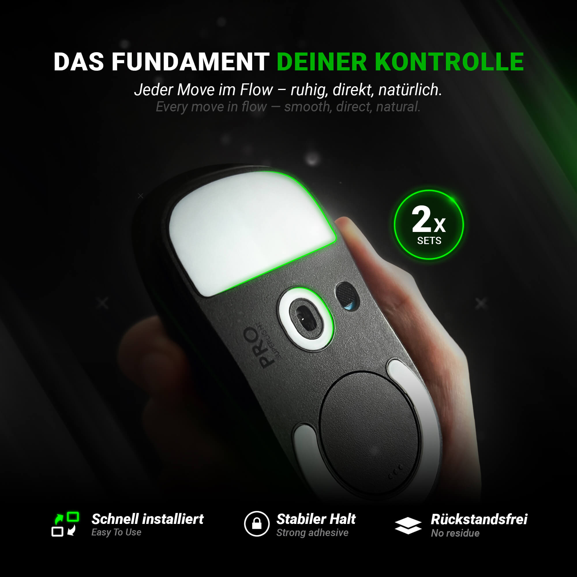 FPS Series – Mausfüße für Logitech G703, G603 & G403 – PTFE