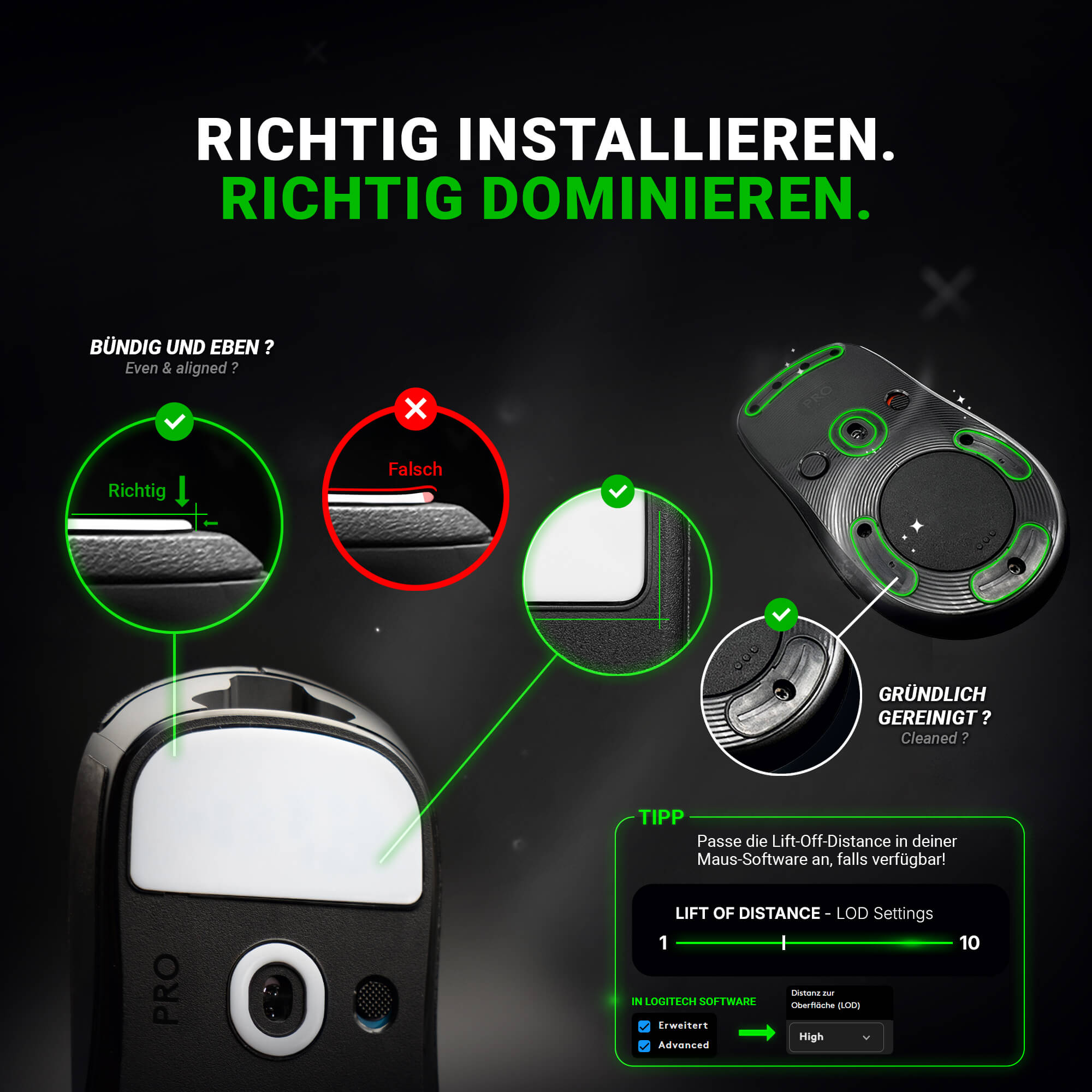 HPS Glides (2er Set) – für Razer Viper V2 PRO