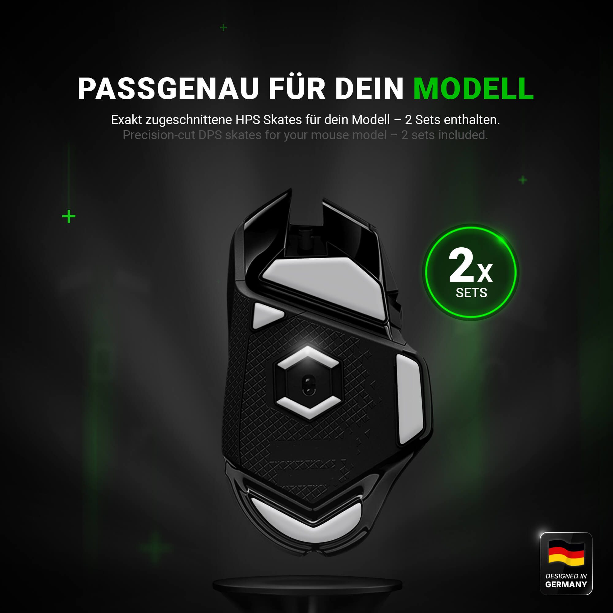 HPS Series – Mausfüße für Logitech G502 Hero (Kabel Ver.) – PTFE