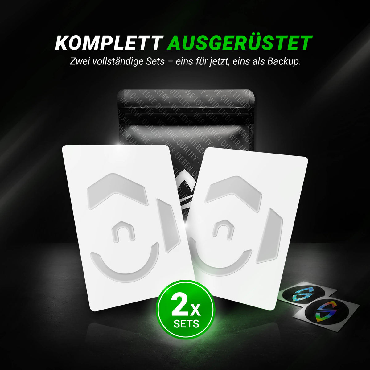 HPS Series – Mausfüße für Logitech G502 X Plus, Lightspeed – PTFE
