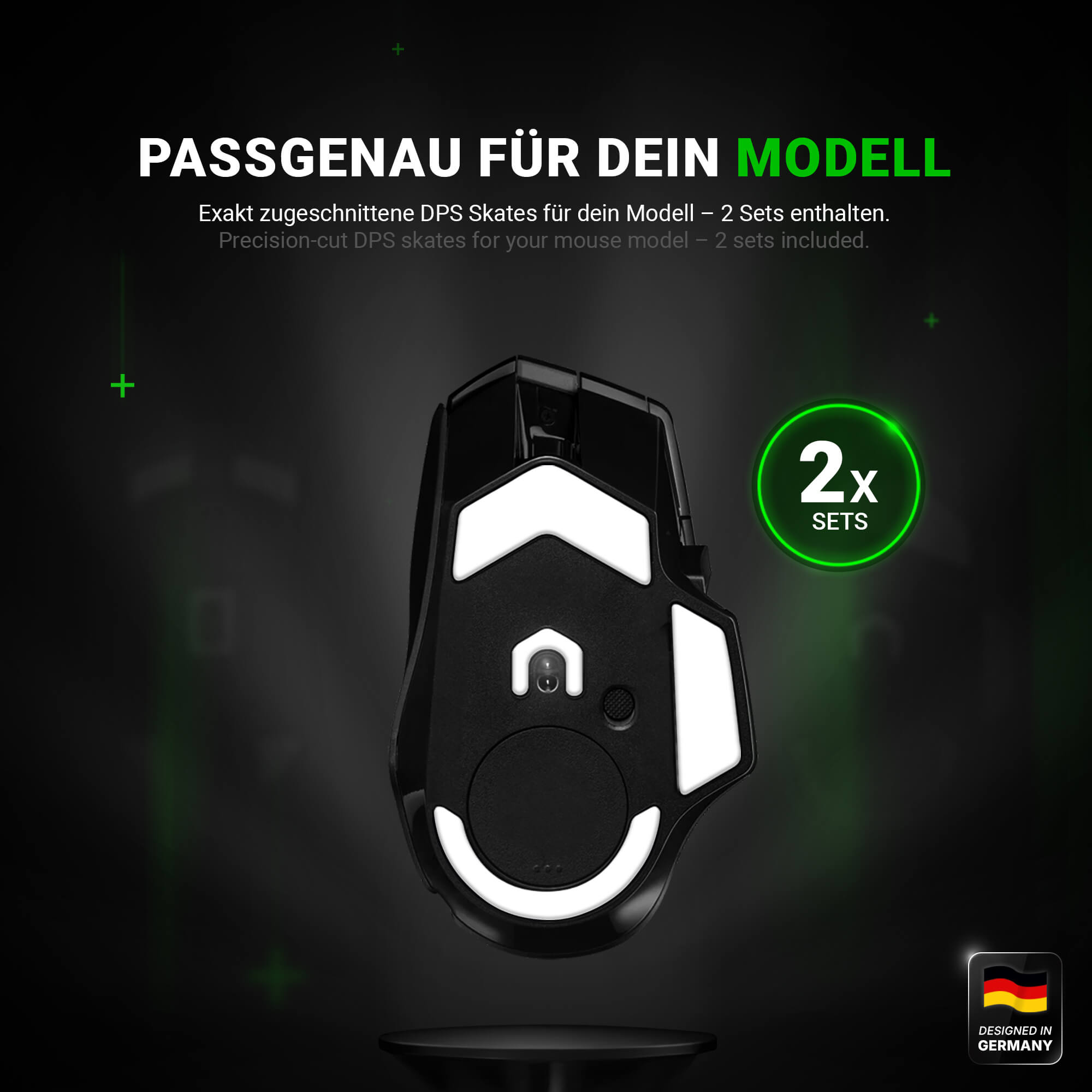 DPS Series – Mausfüße für Logitech G502 X Plus, Lightspeed – PTFE