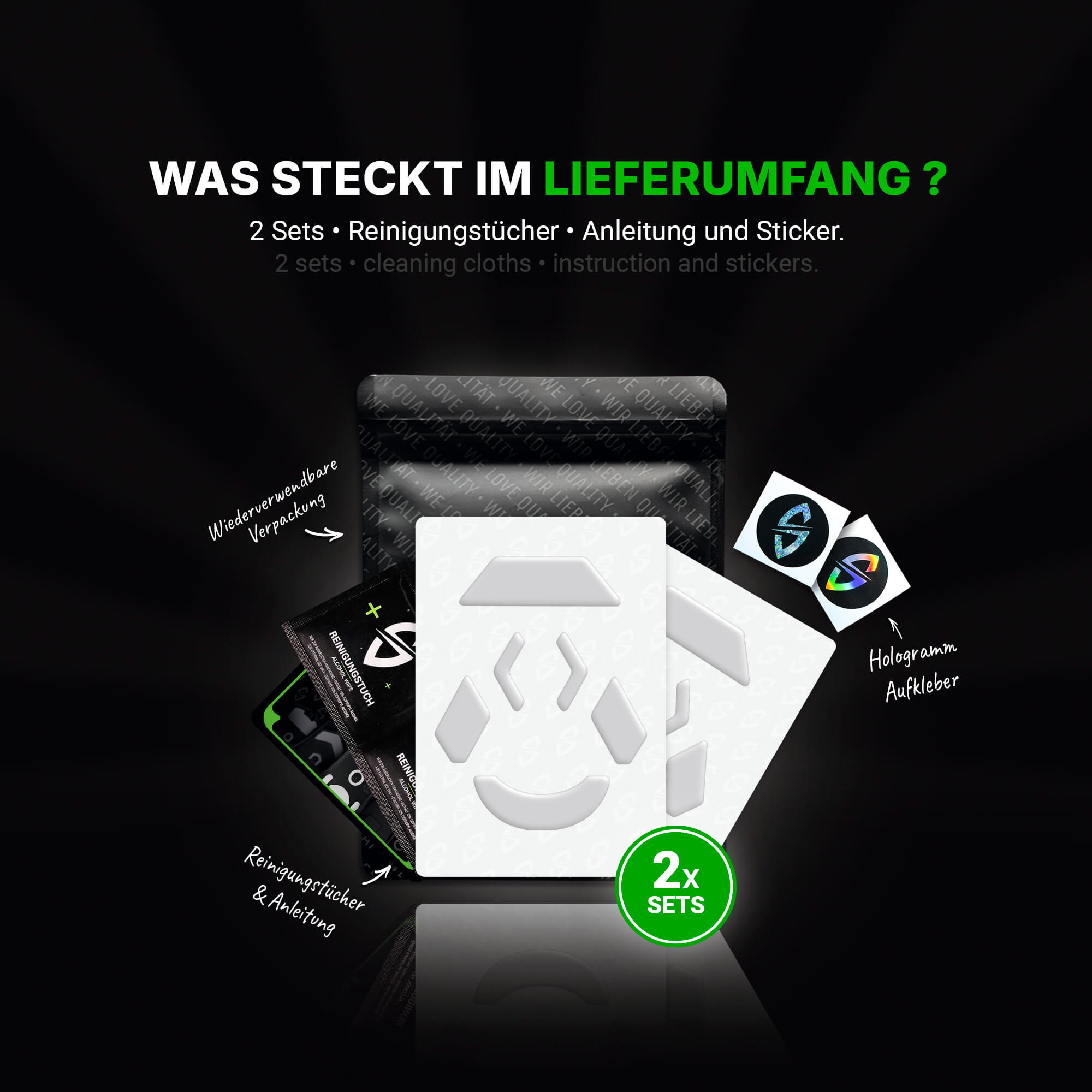 HPS Glides (2er Set) – für Logitech G903