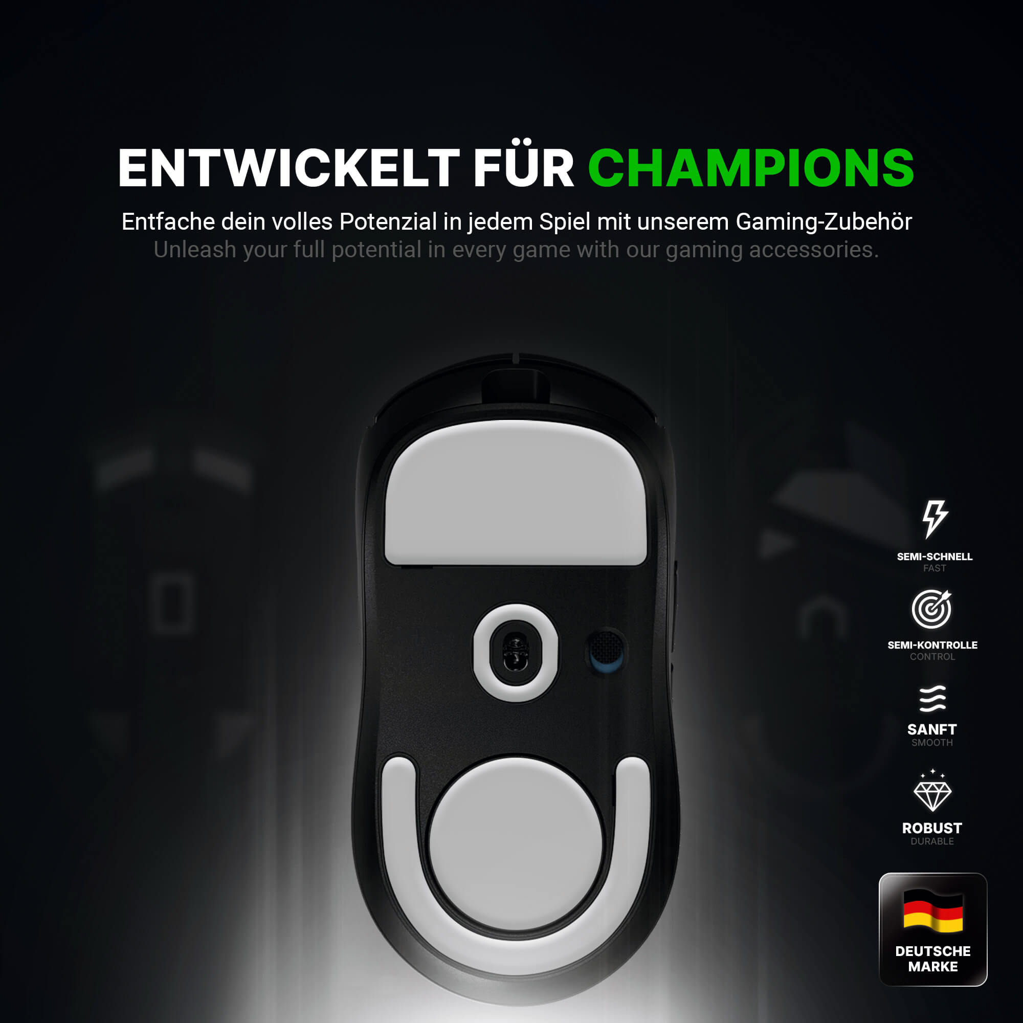 HPS Glides (2er Set) – für Logitech G PRO X Superlight 2 Gaming Maus