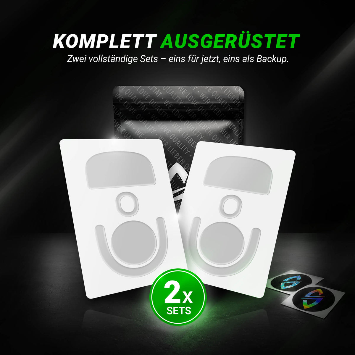 HPS Series – Mausfüße für Logitech G PRO X2 Superstrike – PTFE