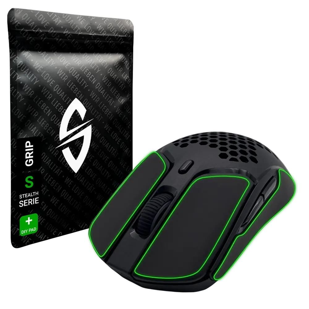 SensoryBoost® Grip Tape Set + Pad für HyperX Pulsefire Haste Gaming Maus