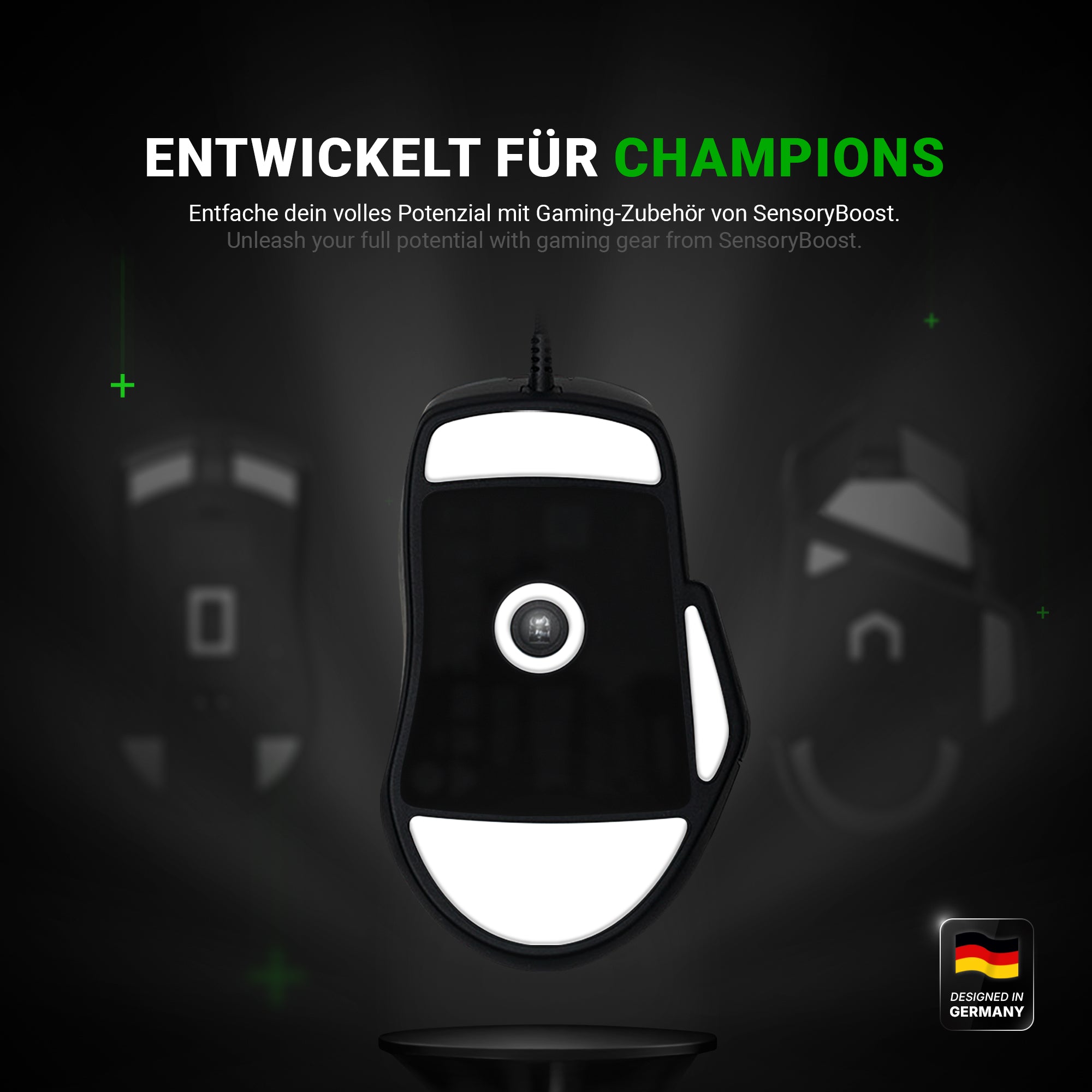 DPS Glides (2er Set) – für Roccat Kone XP, Pro