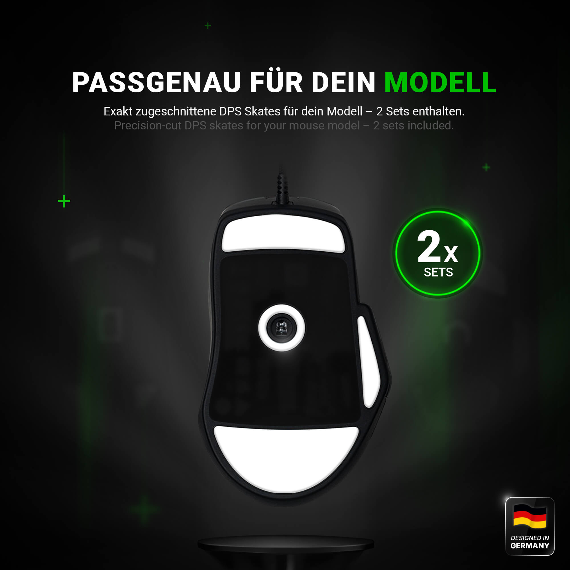 DPS Series – Mausfüße für Roccat Kone XP, Pro – PTFE