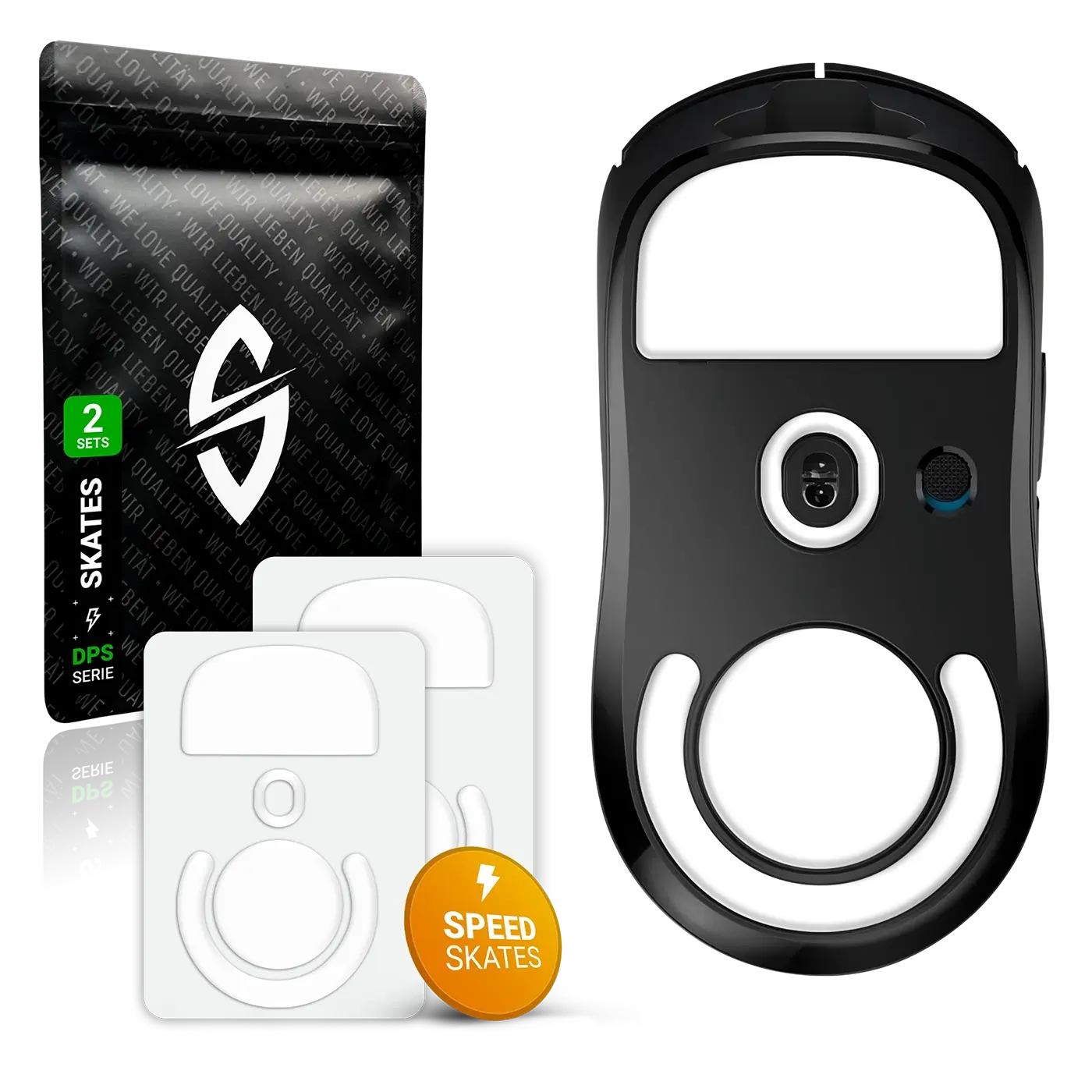 SensoryBoost DPS Mausfüße für Logitech G PRO X Superlight – PTFE, 2er Set