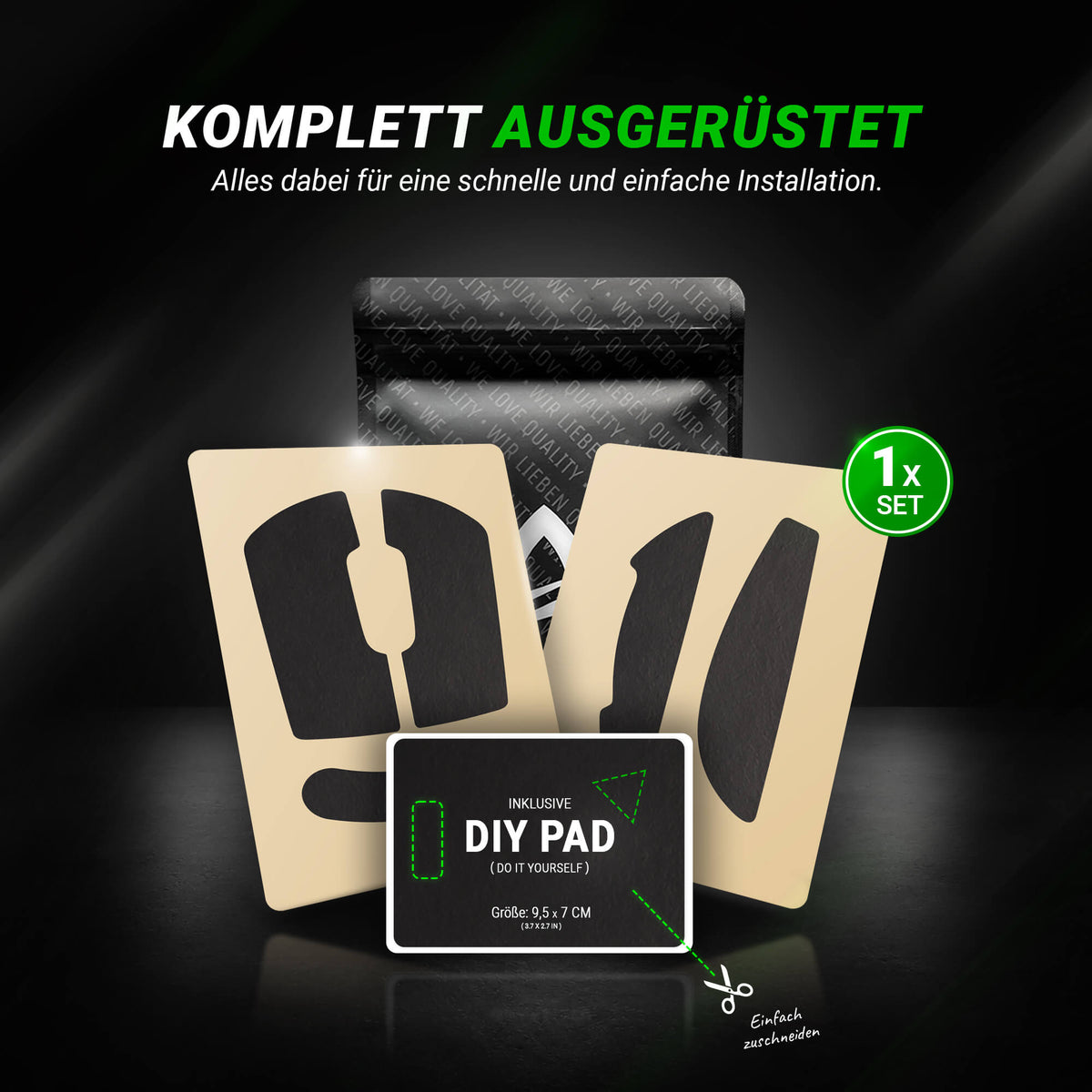 GRIP TAPE Set - for Logitech G PRO X2 Superstrike