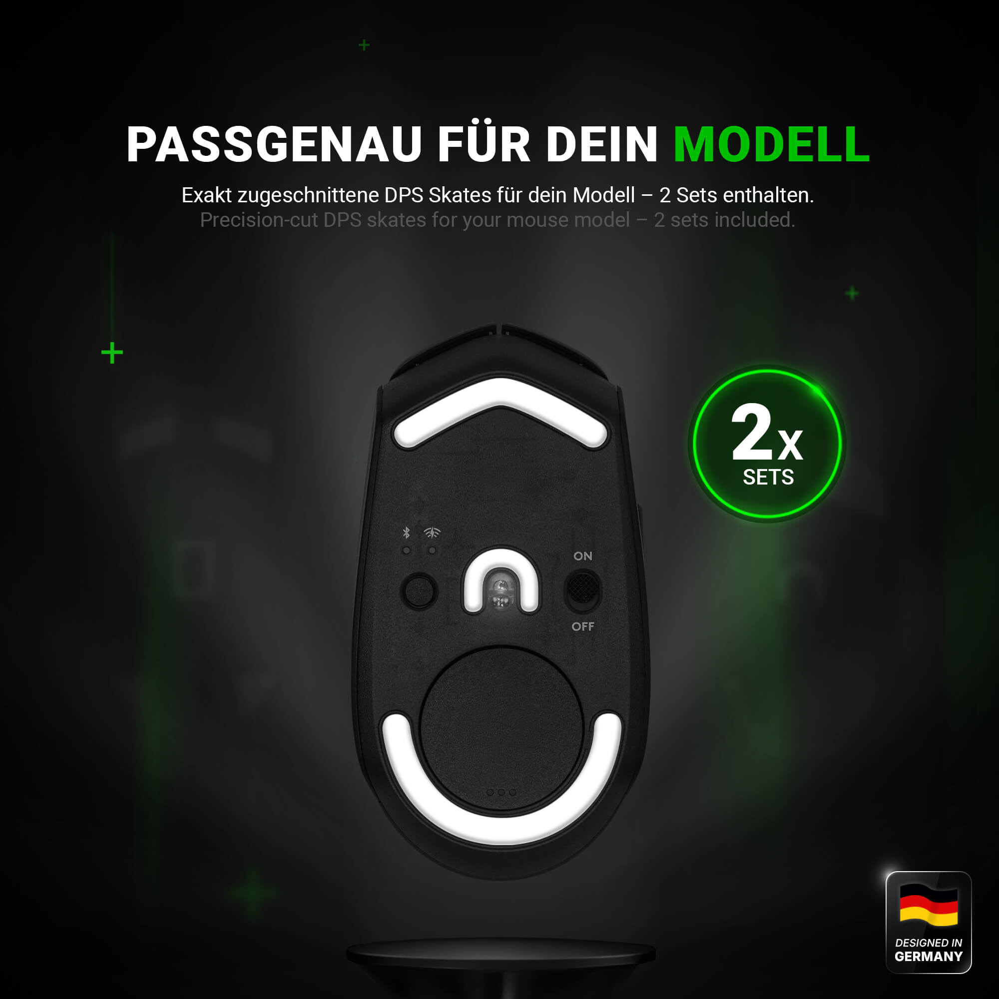 DPS Series – Mausfüße für Logitech G309 – PTFE