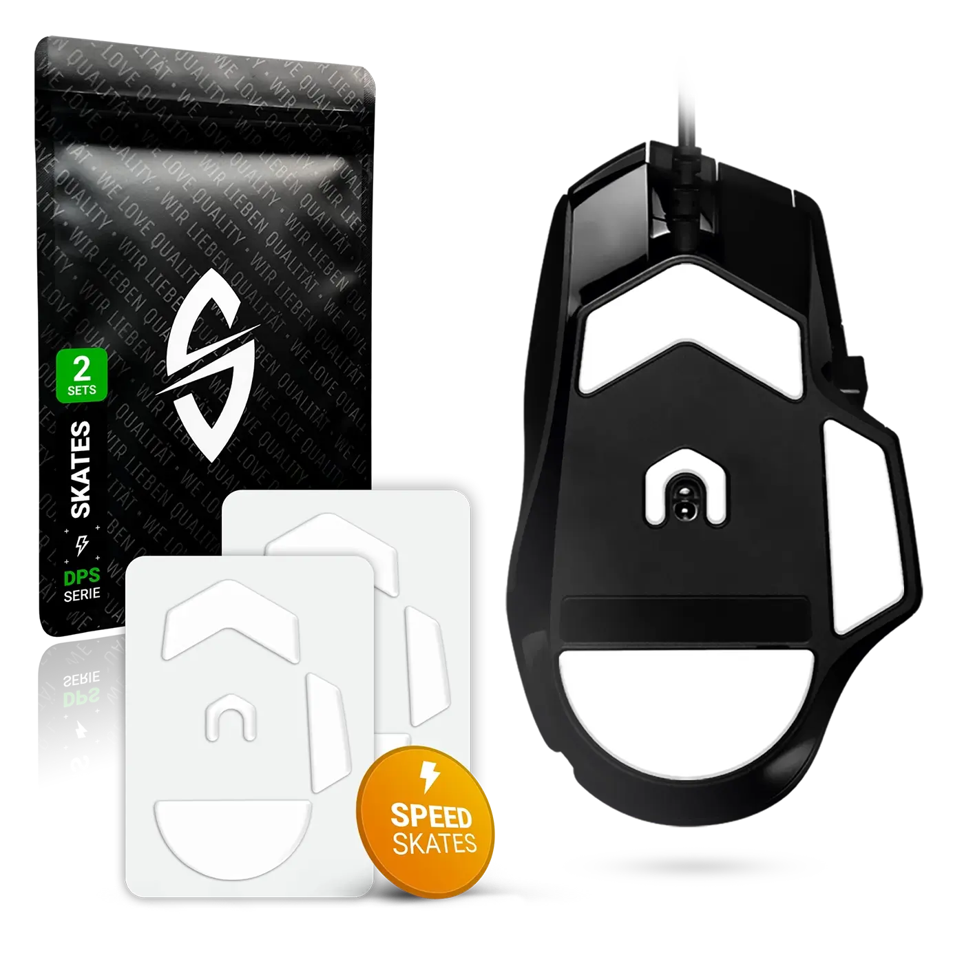 DPS Series – Mausfüße für Logitech G502 X (Kabel Ver.) – PTFE