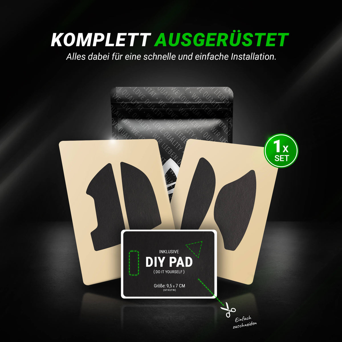 STEALTH Series – Grip Tape für Logitech G604 (Pre-Cut)