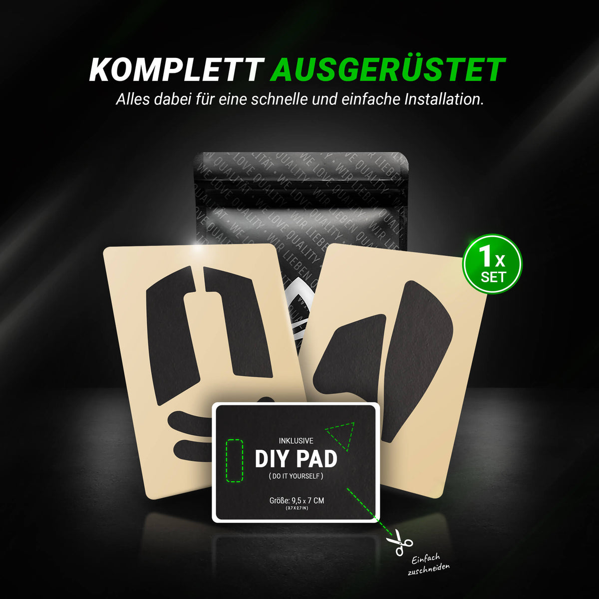 STEALTH Series – Grip Tape für Logitech MX Master 2s (Pre-Cut)