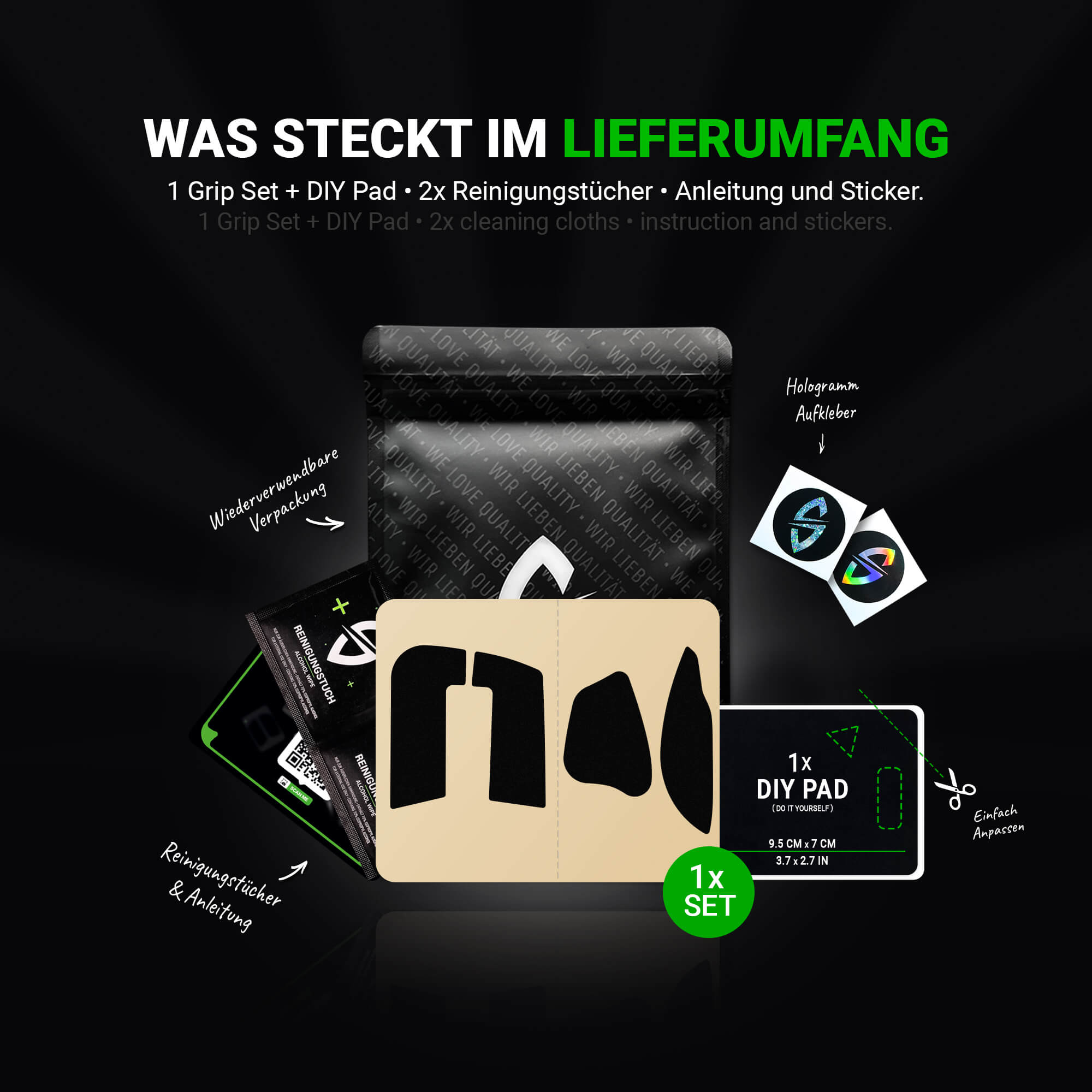 GRIP TAPE Set - for Logitech MX Master 3s