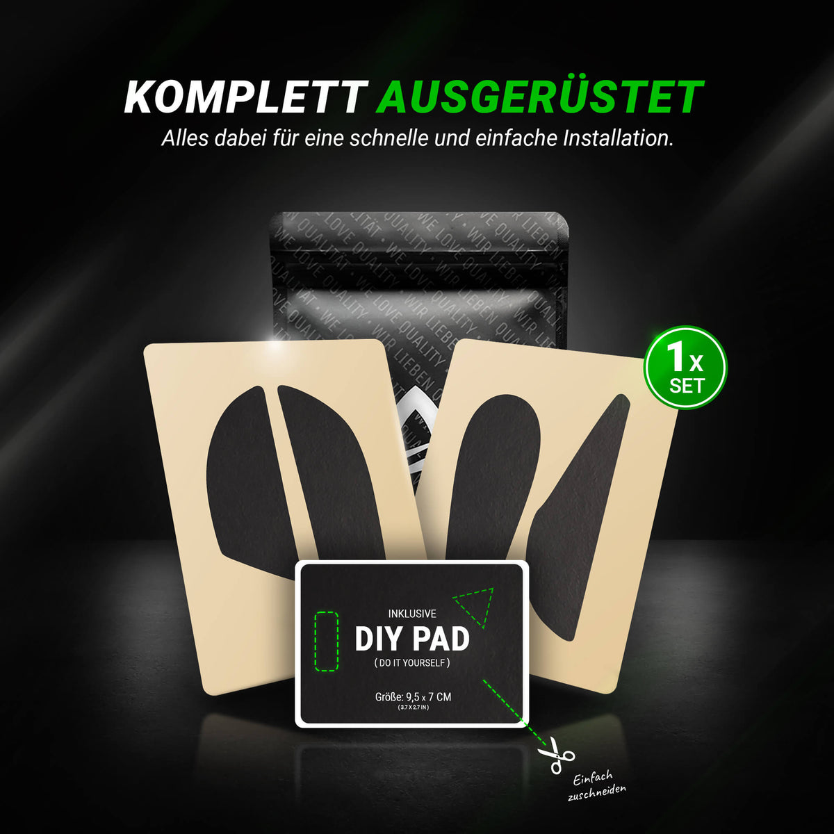 STEALTH Series – Grip Tape für Logitech MX 518 Legendary (Pre-Cut)