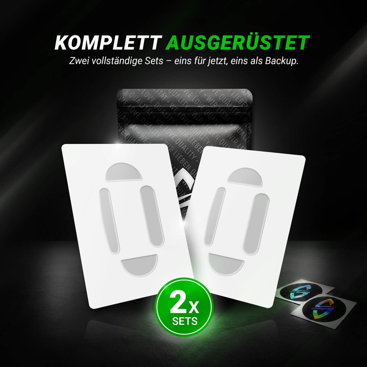 HPS Glides (2 Sets) for Logitech MX Master 3, 3s
