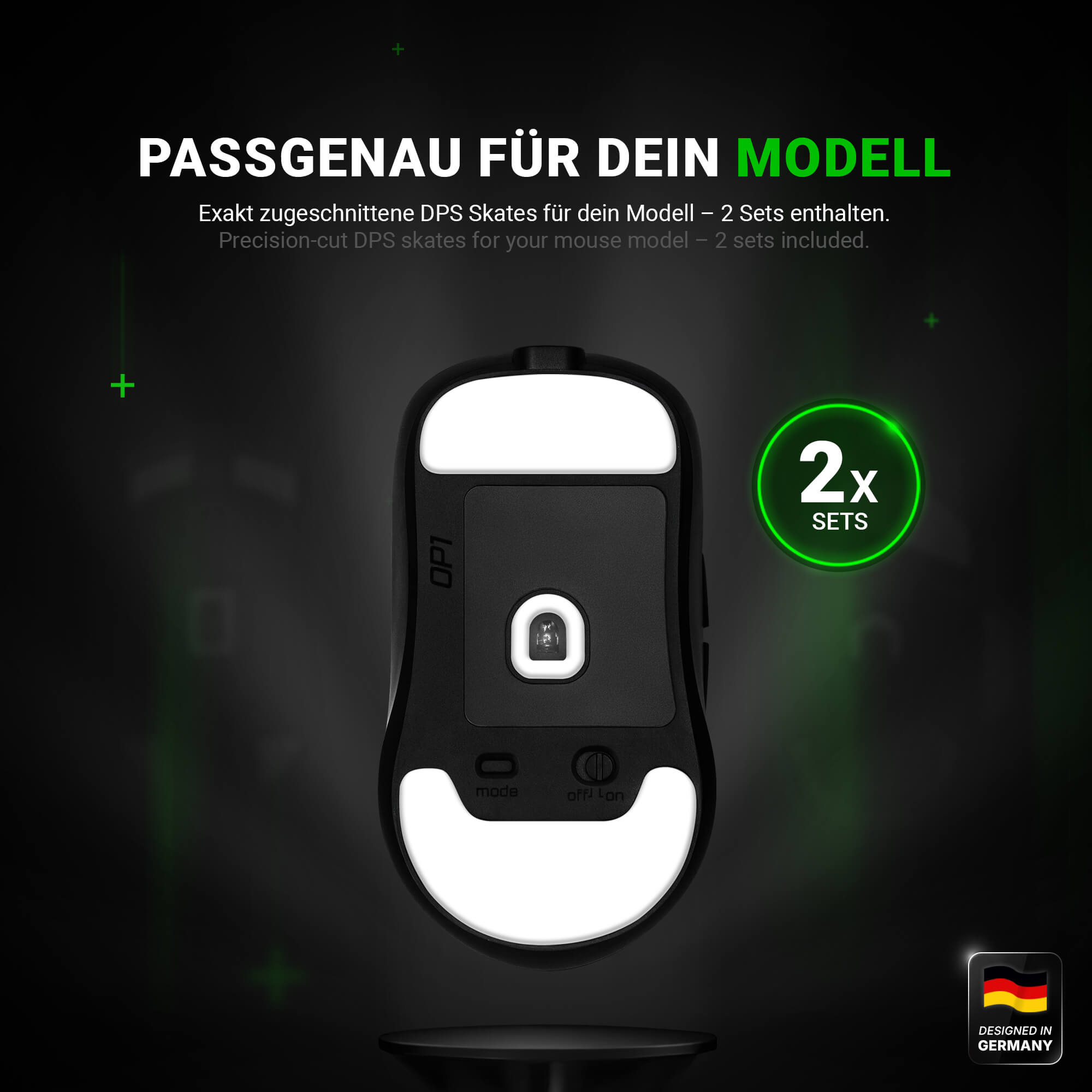 DPS Series – Mausfüße für Endgame Gear OP1we / OP1 8k – PTFE