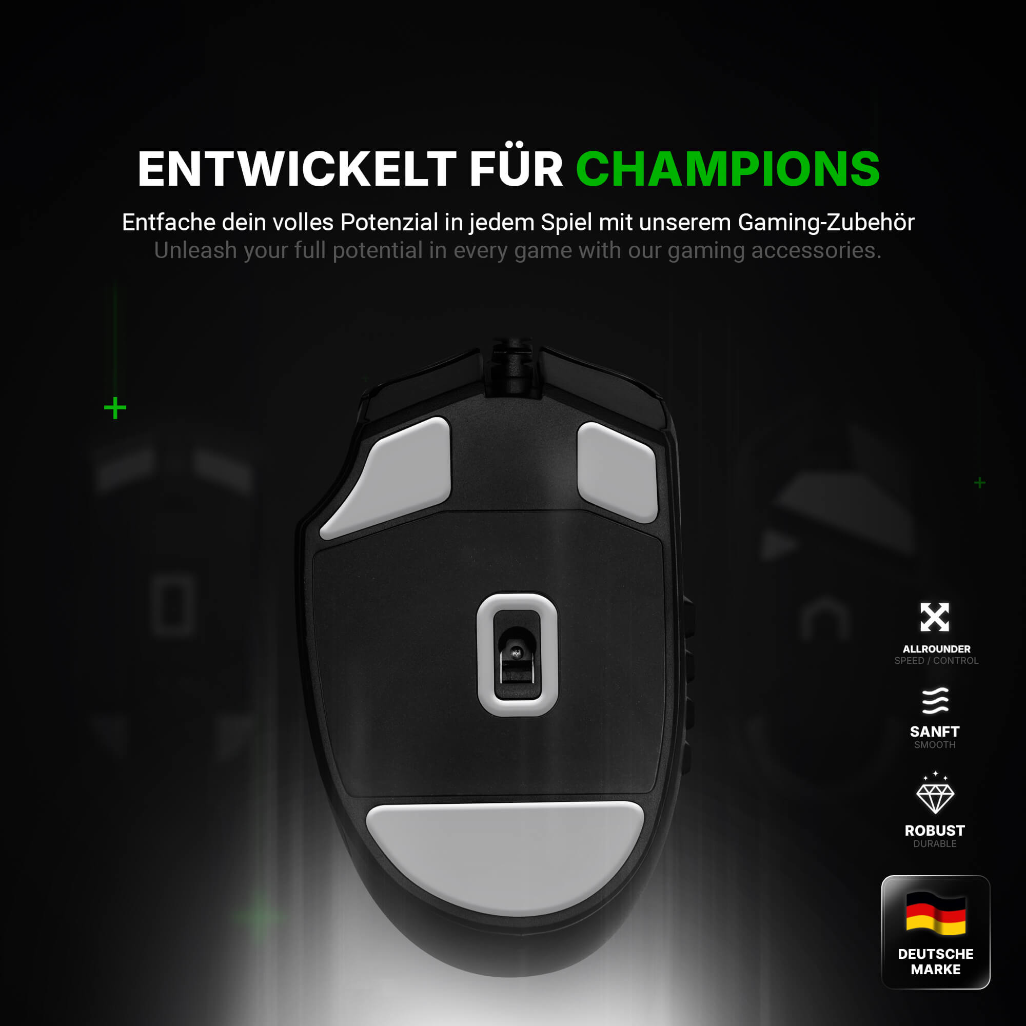 HPS Glides (2er Set) – für Razer Naga X