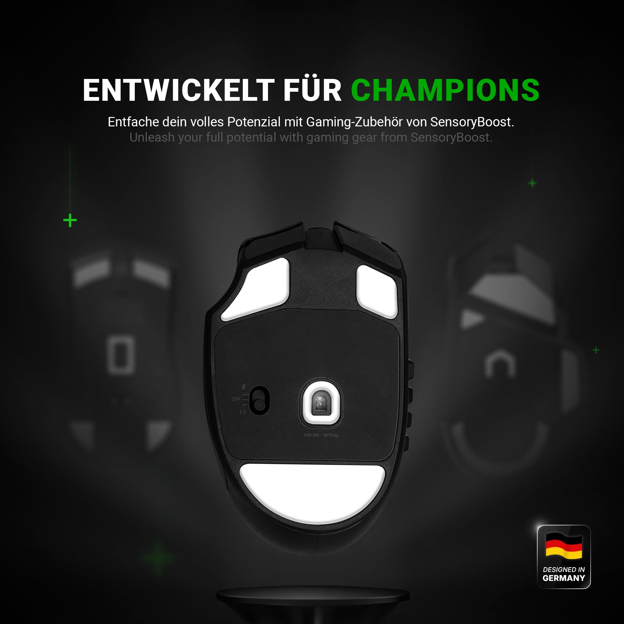 DPS Glides (2x) for Razer Naga V2 Hyperspeed