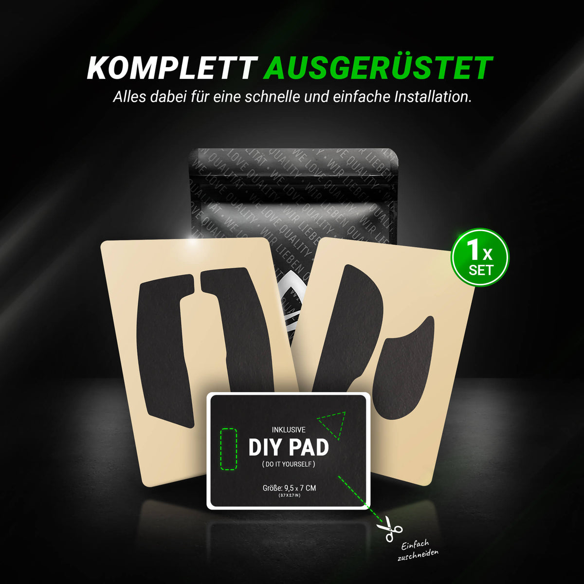 STEALTH Series – Grip Tape für Roccat Kone Pure (Pre-Cut)