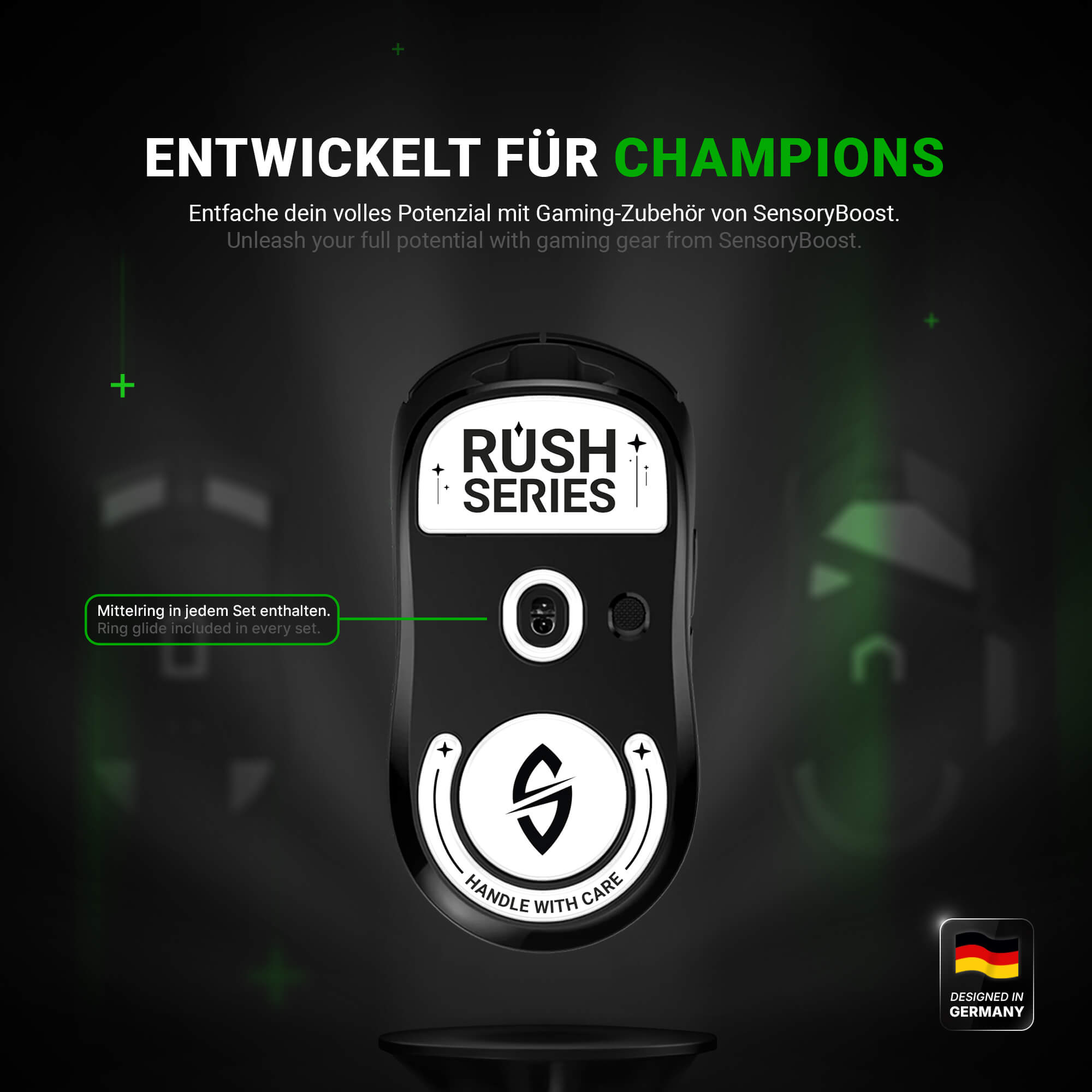 RUSH Glas Glides – für Logitech G PRO X Superlight