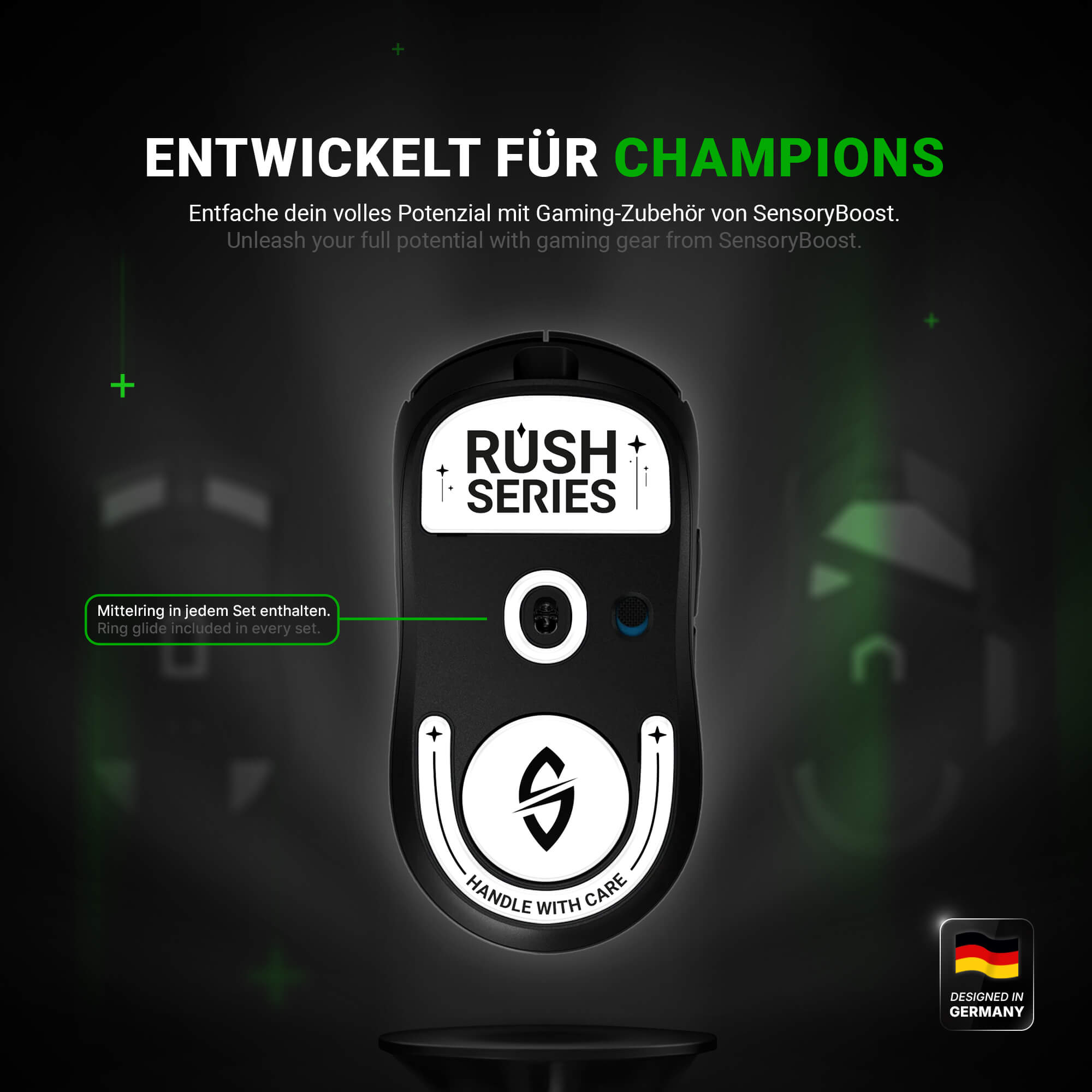 RUSH Glas Glides – für Logitech G PRO X Superlight 2