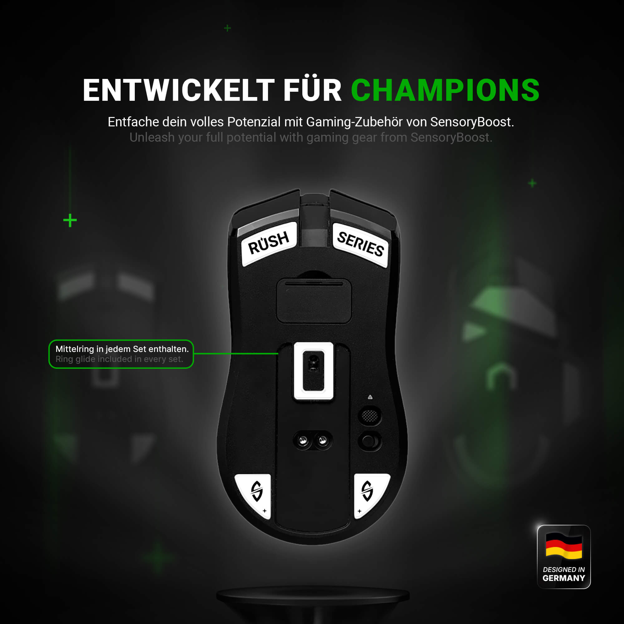 RUSH Glas Glides – für Razer Viper Ultimate