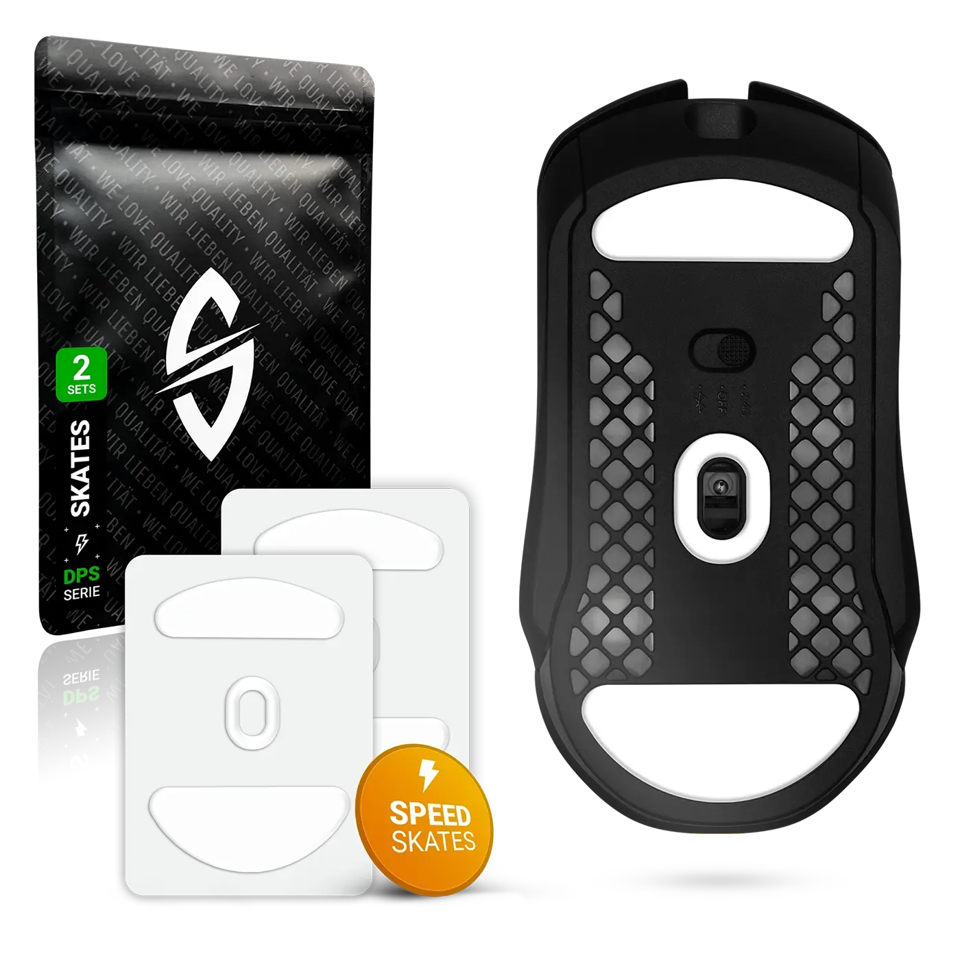 DPS Glides for Steelseries Aerox 9 / 5 / 3 (Ghost)