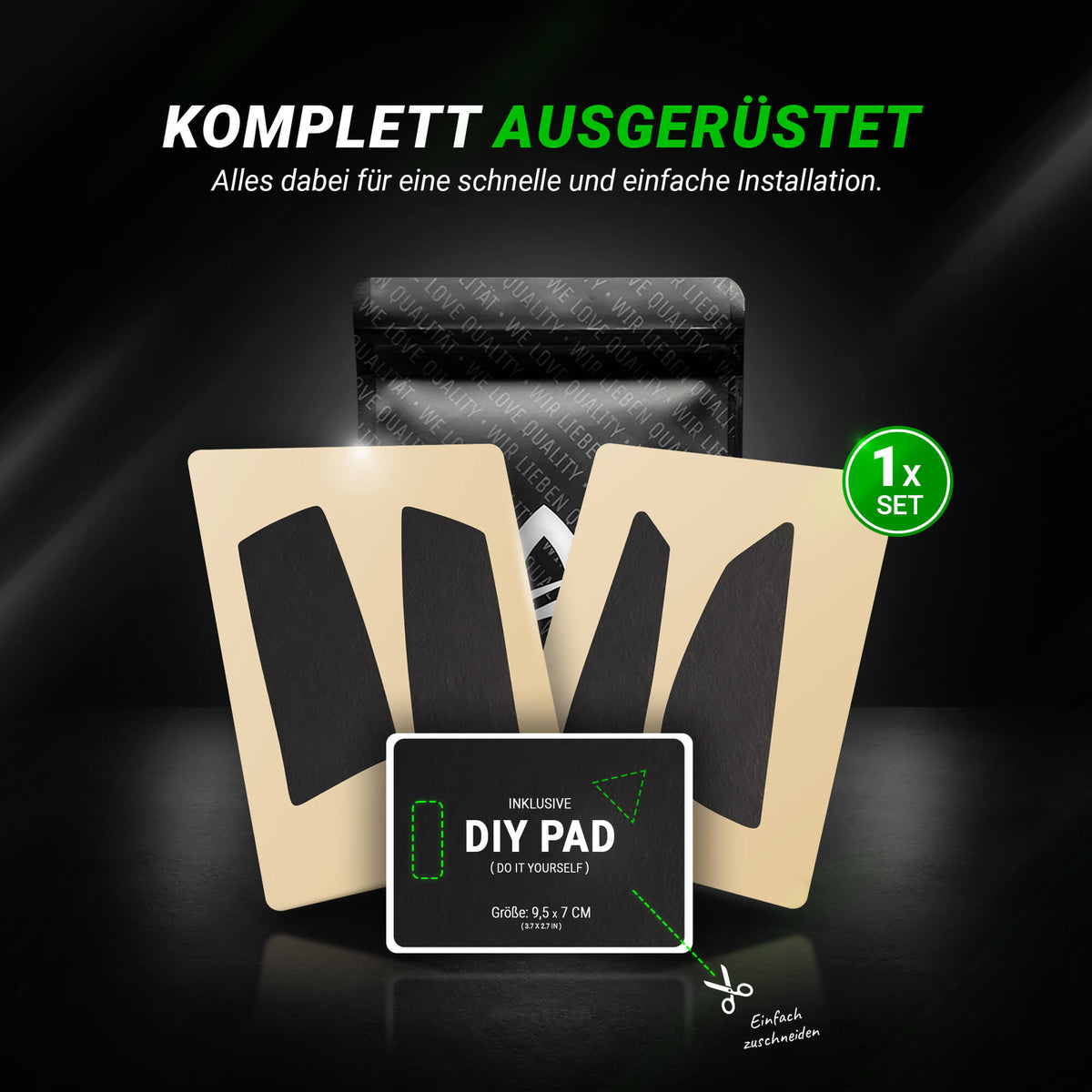 STEALTH Series – Grip Tape für Steelseries Rival 100 (Pre-Cut)