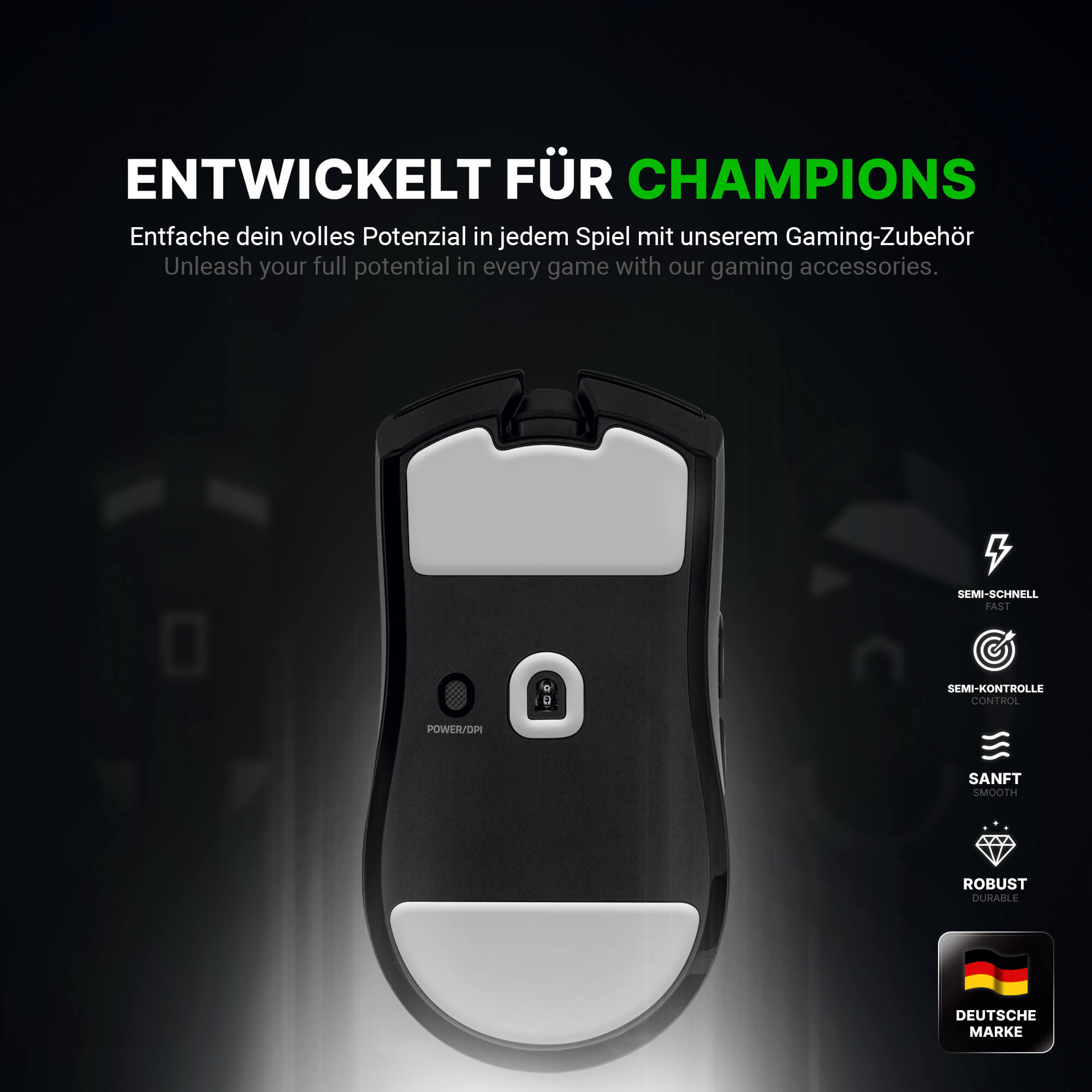 HPS Glides (2er Set) – für Razer Viper V3 PRO Gaming Maus