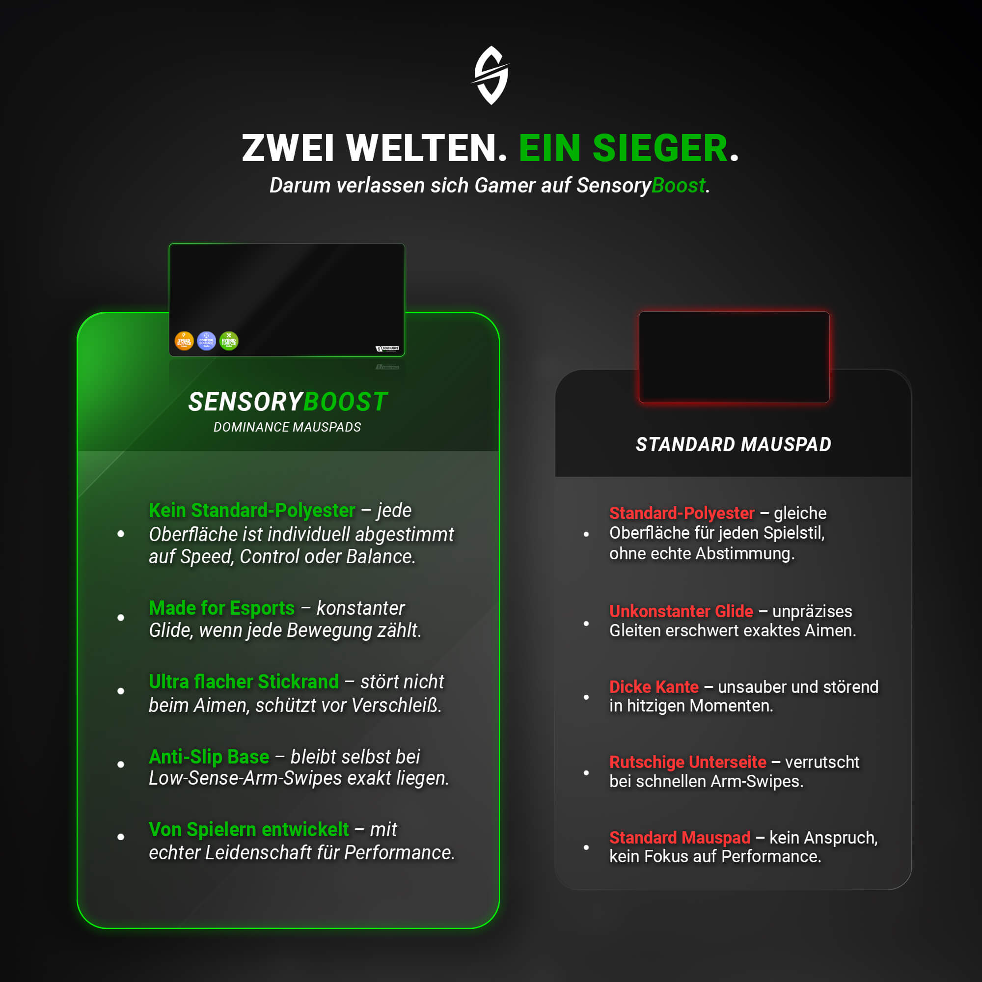 SilverSHIFT Gaming Mousepad 100×50 cm – The Perfect Balance