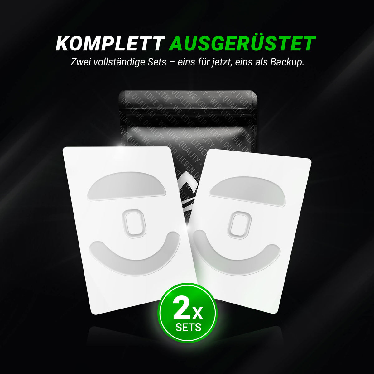 HPS Series – Mausfüße für Pulsar Xlite V1, V2, V3, V4, Wireless – PTFE