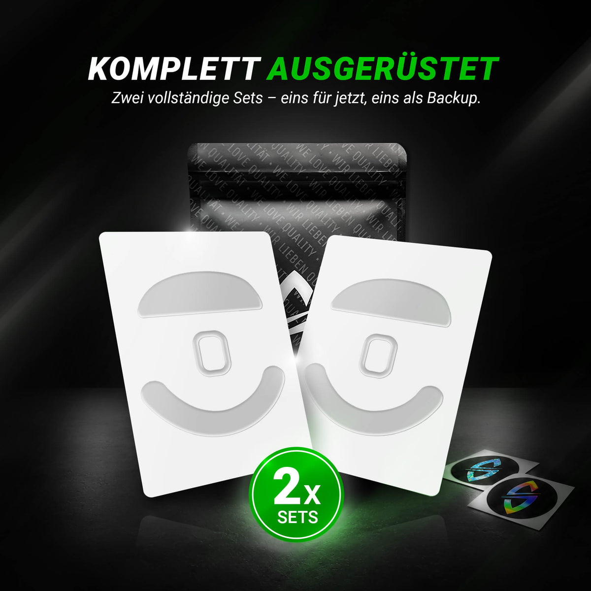 HPS Glides (2 Sets) for Pulsar X2, X2A, X2H, X2V2
