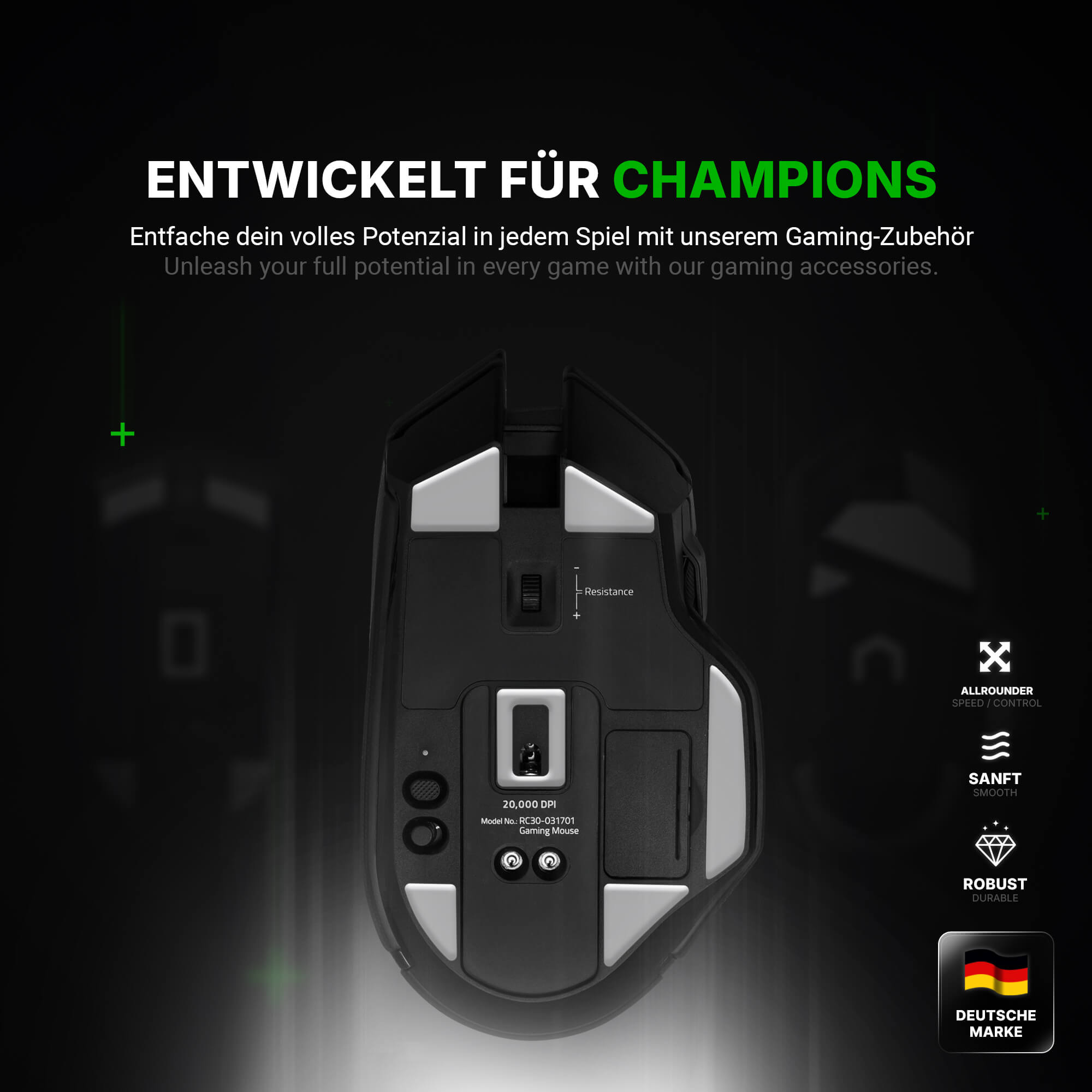 HPS Glides (2er Set) – für Razer Basilisk Ultimate